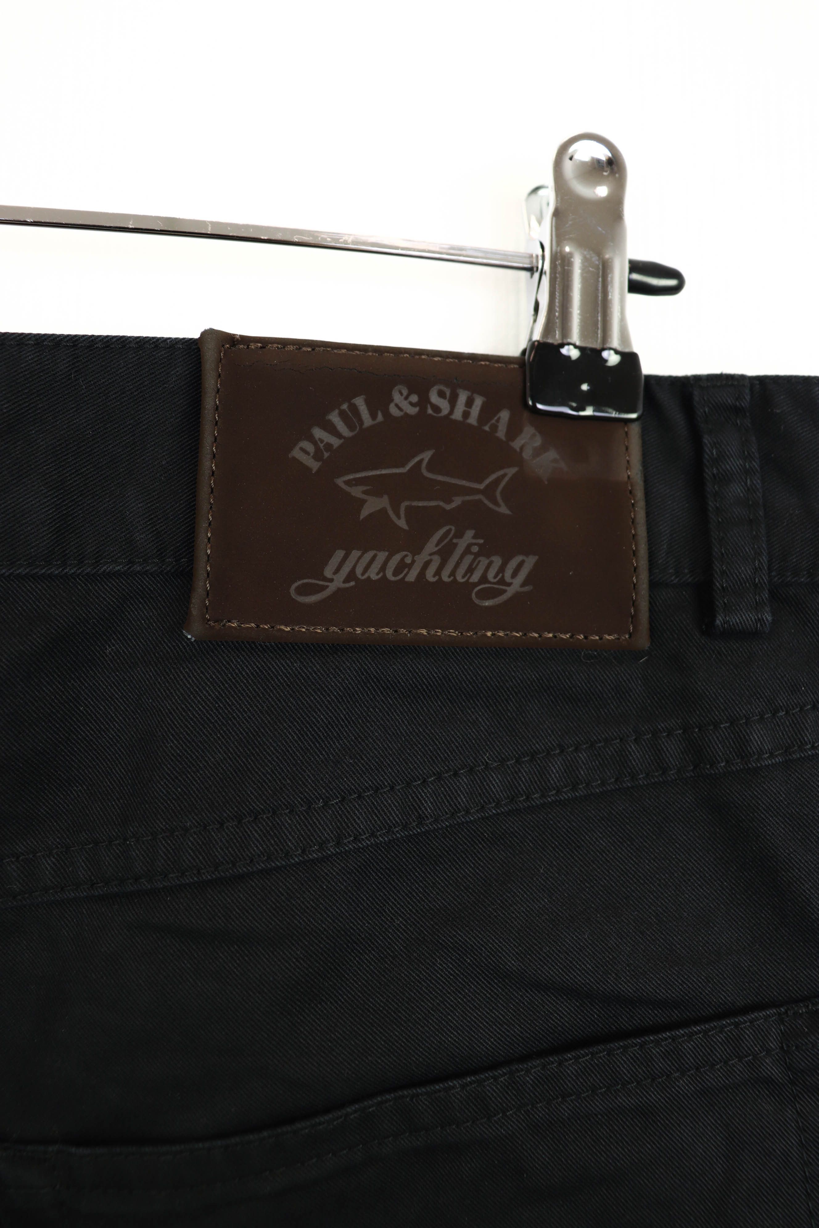 Paul & Shark Paul & Shark Yachting Black Cotton Trousers Pants Size US 36 / EU 52 - 4 Thumbnail