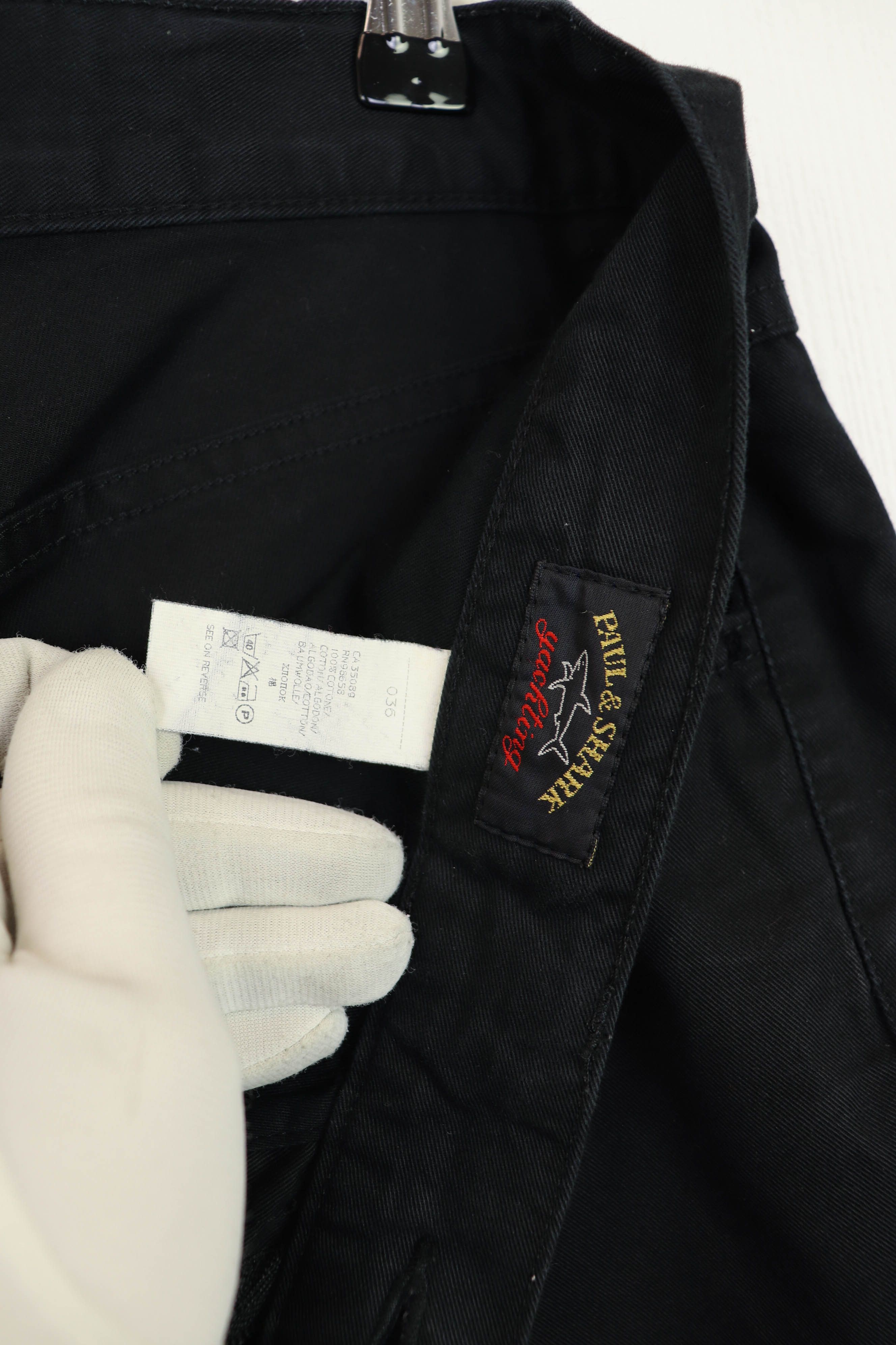 Paul & Shark Paul & Shark Yachting Black Cotton Trousers Pants Size US 36 / EU 52 - 8 Thumbnail