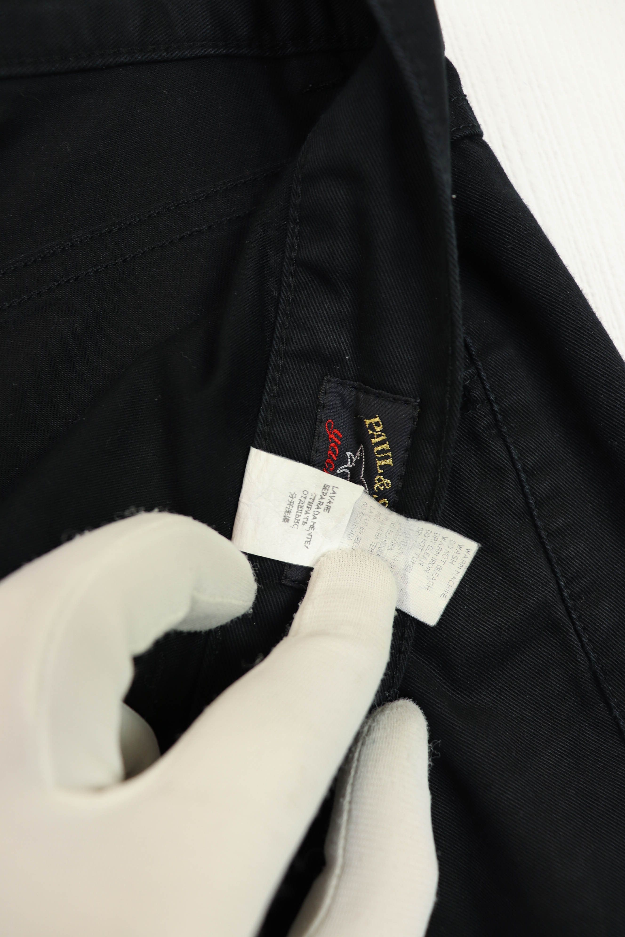 Paul & Shark Paul & Shark Yachting Black Cotton Trousers Pants Size US 36 / EU 52 - 9 Thumbnail
