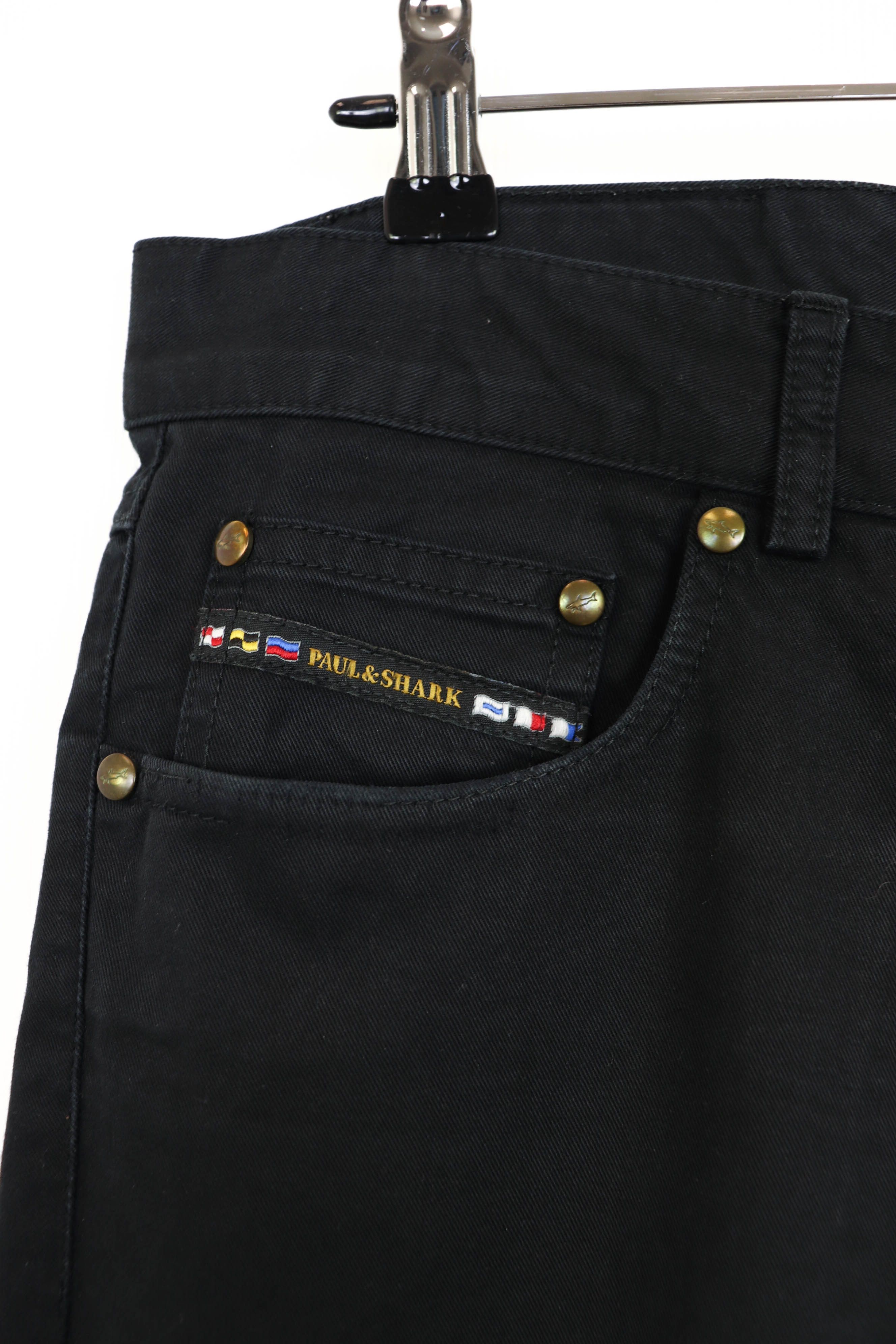 Paul & Shark Paul & Shark Yachting Black Cotton Trousers Pants Size US 36 / EU 52 - 5 Thumbnail