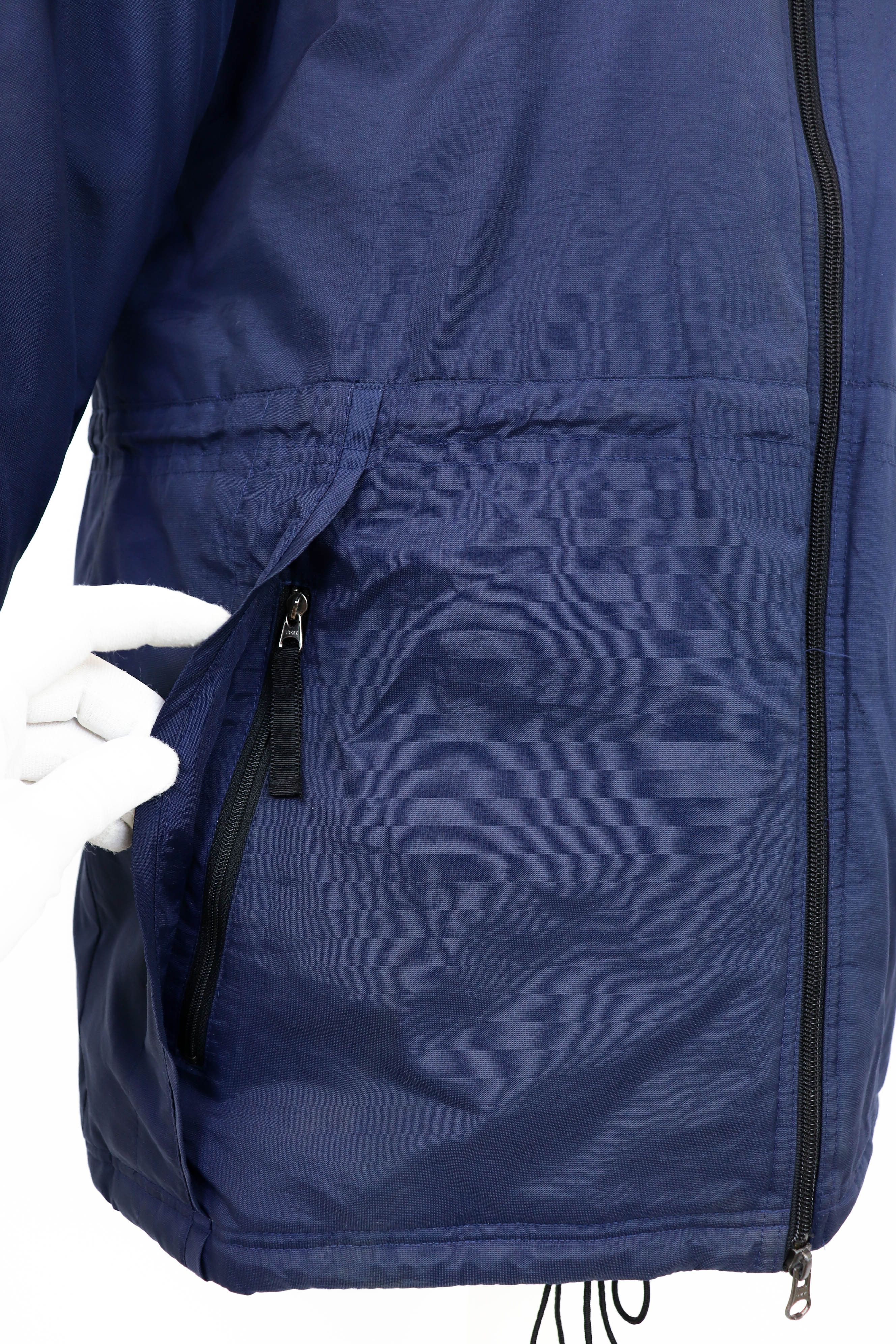 Nike Nike Team Vintage 90s Navy Blue Insulated Nylon Zip Jacket Size US S / EU 44-46 / 1 - 5 Thumbnail