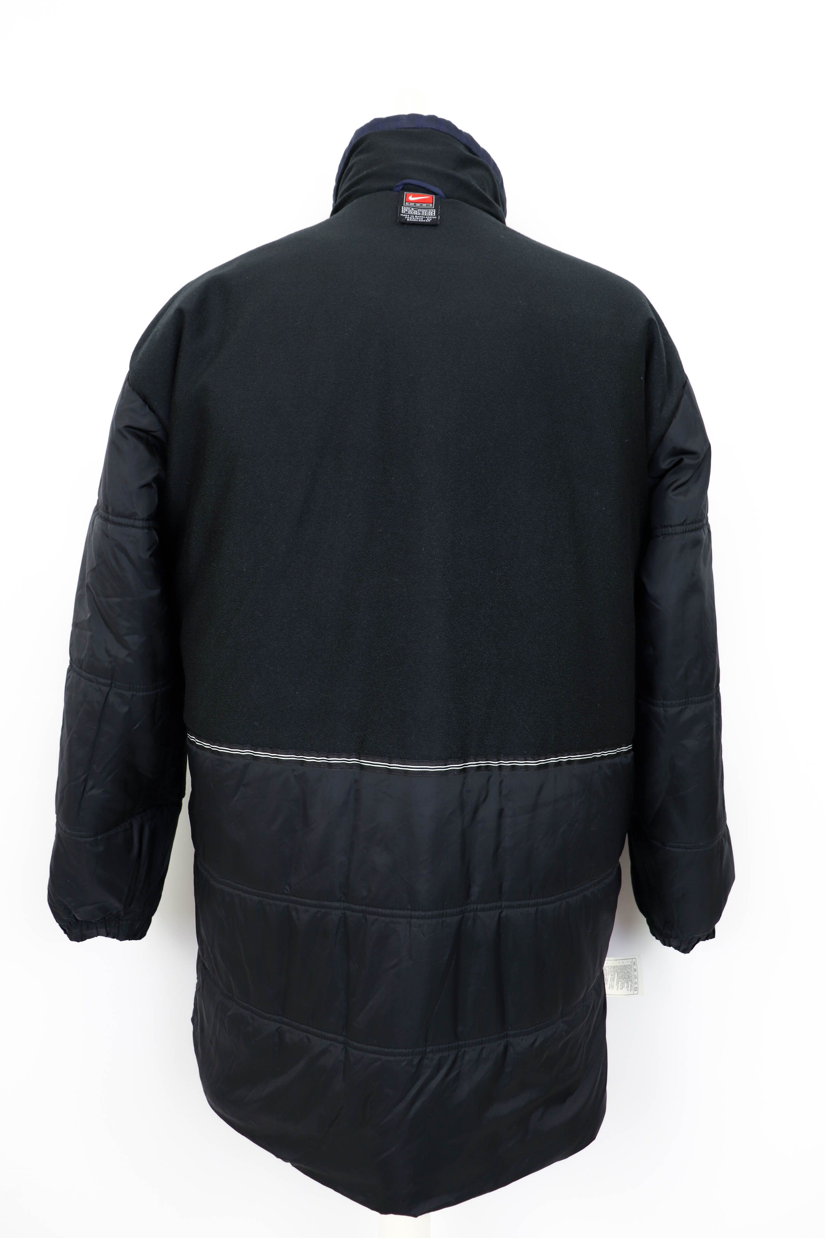 Nike Nike Team Vintage 90s Navy Blue Insulated Nylon Zip Jacket Size US S / EU 44-46 / 1 - 13 Thumbnail