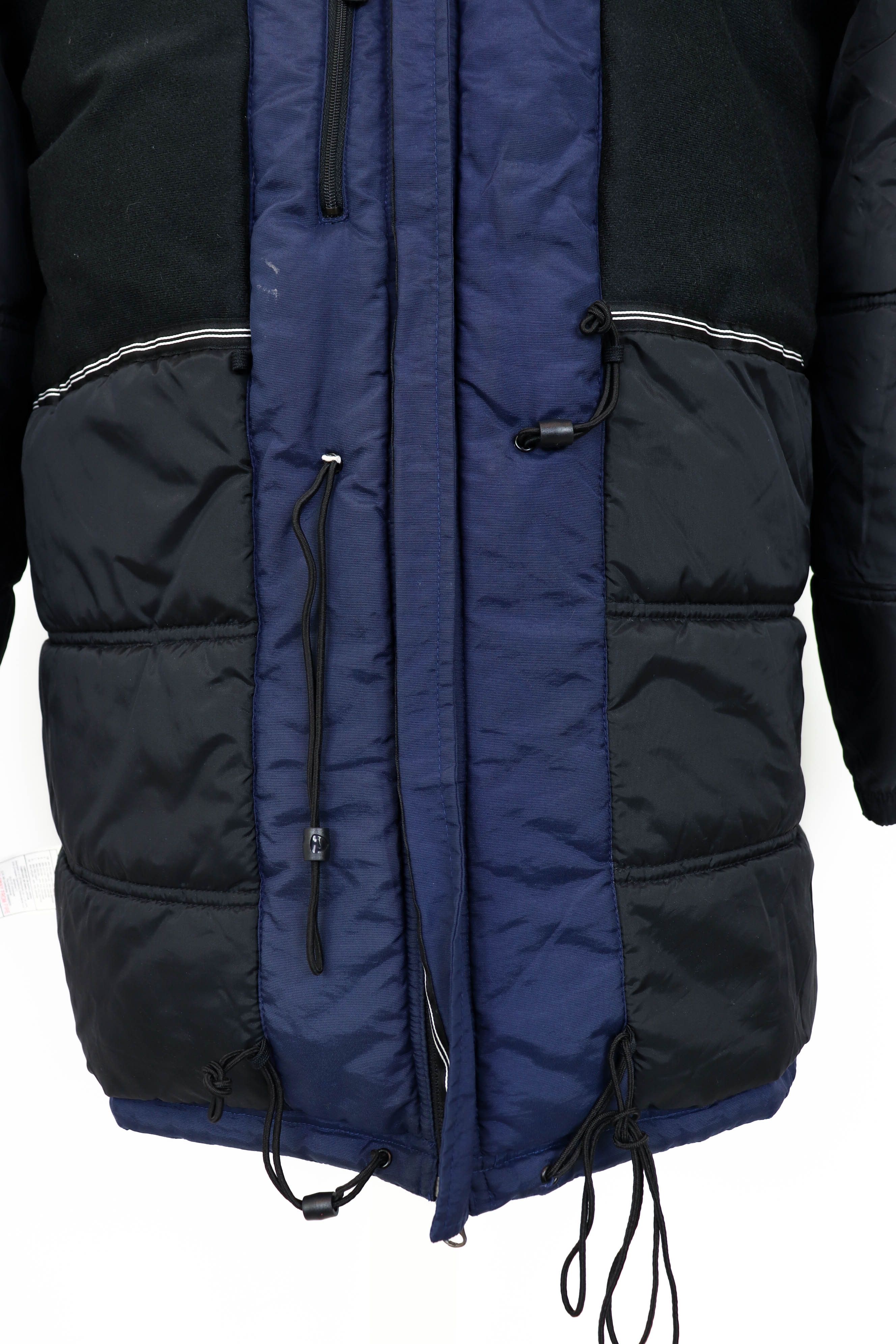 Nike Nike Team Vintage 90s Navy Blue Insulated Nylon Zip Jacket Size US S / EU 44-46 / 1 - 11 Thumbnail