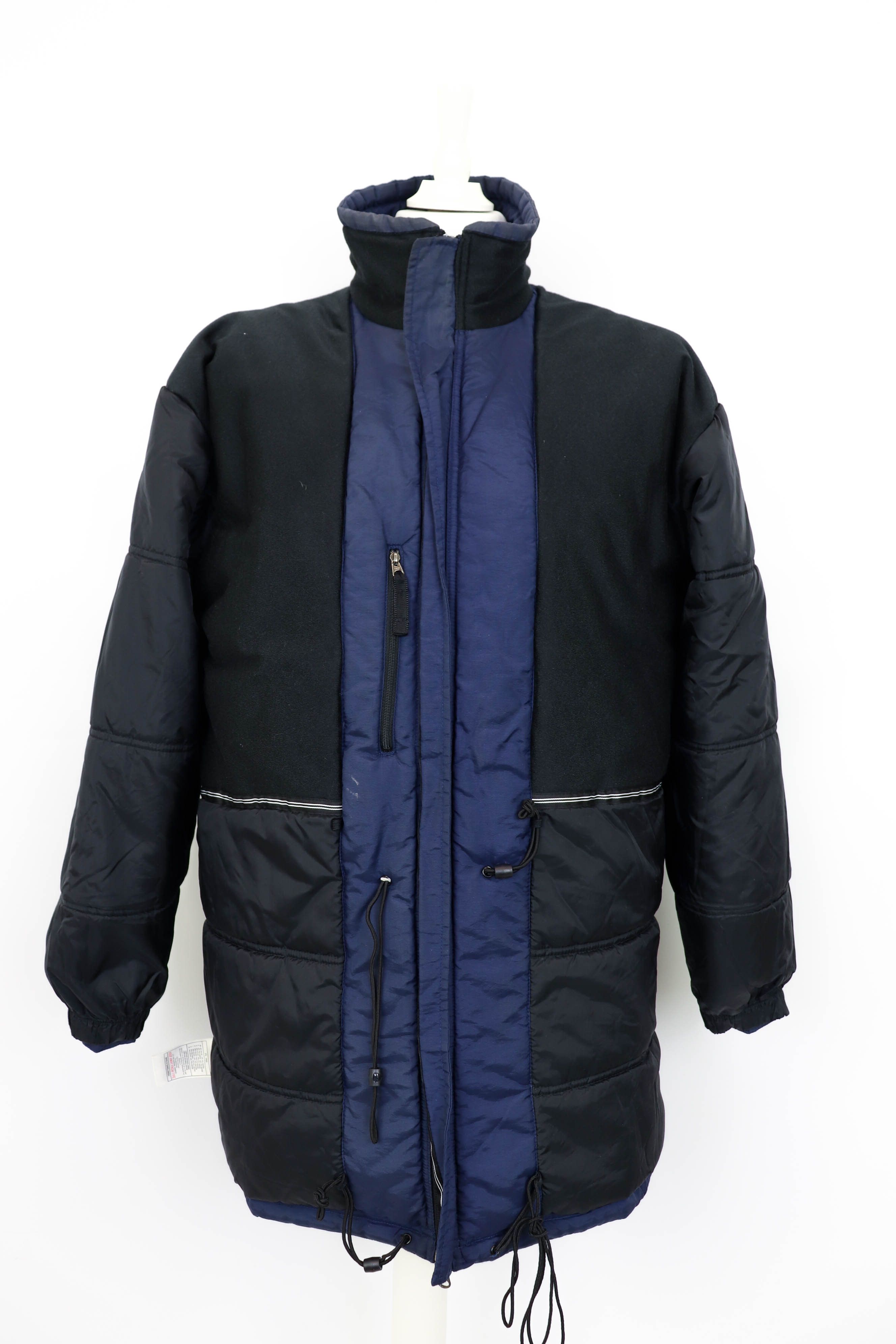 Nike Nike Team Vintage 90s Navy Blue Insulated Nylon Zip Jacket Size US S / EU 44-46 / 1 - 10 Thumbnail