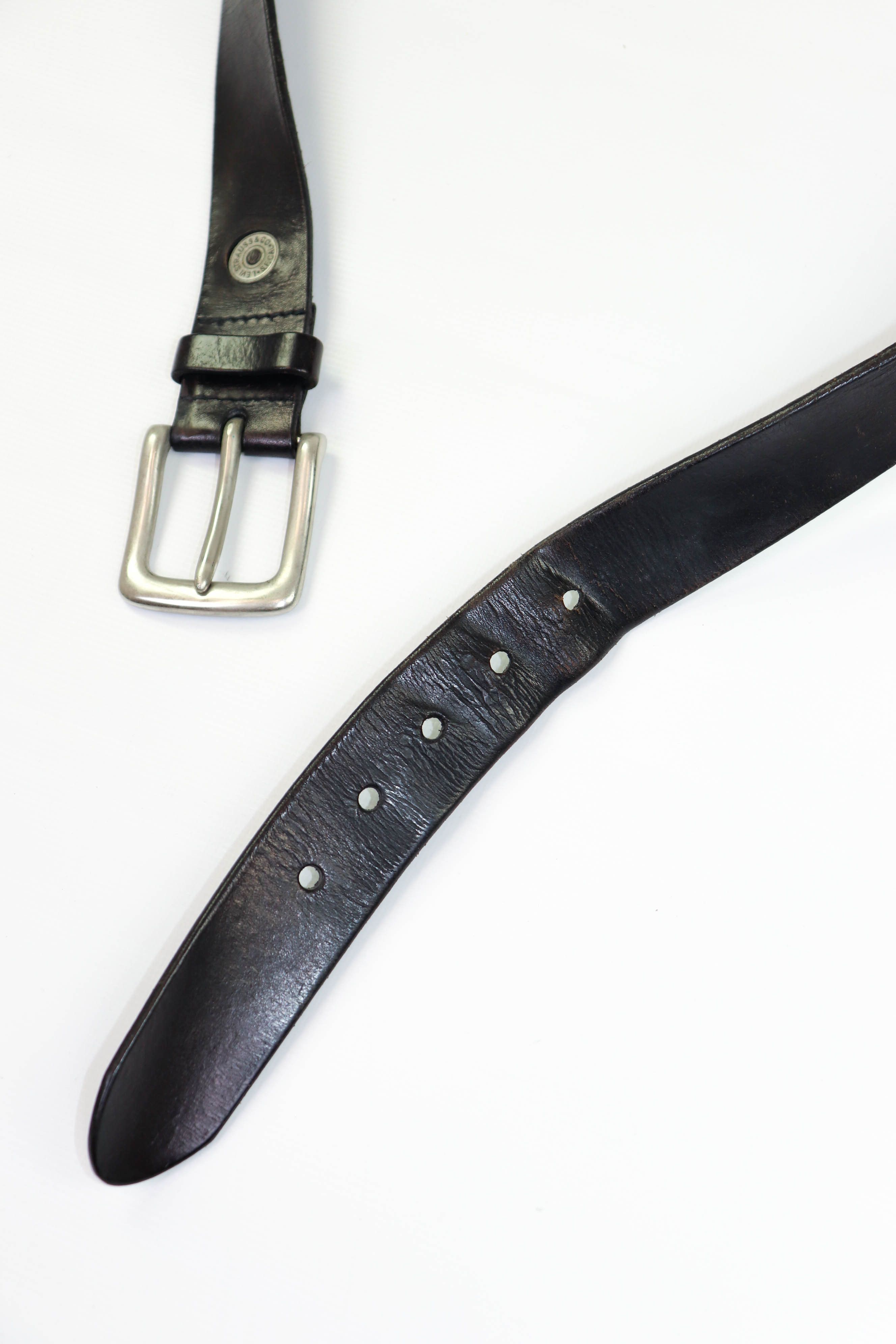 Levi's Levi's Vintage 11LV0223 Black Leather Belt 42/105 Size ONE SIZE - 8 Thumbnail