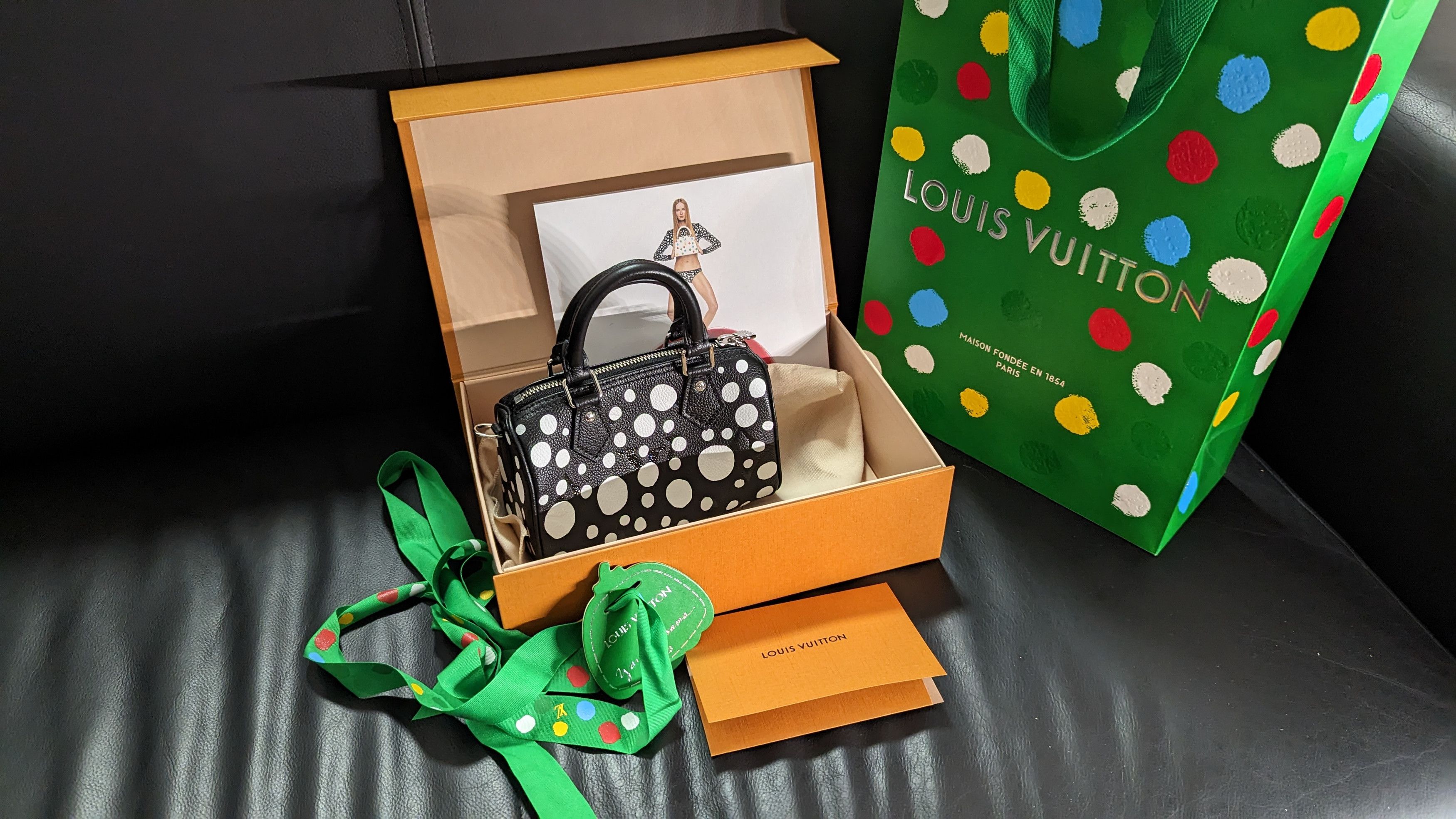 LOUIS VUITTON エピライン フィガリPM Louis Vuitton Speedy Yayoi Kusama | Grailed