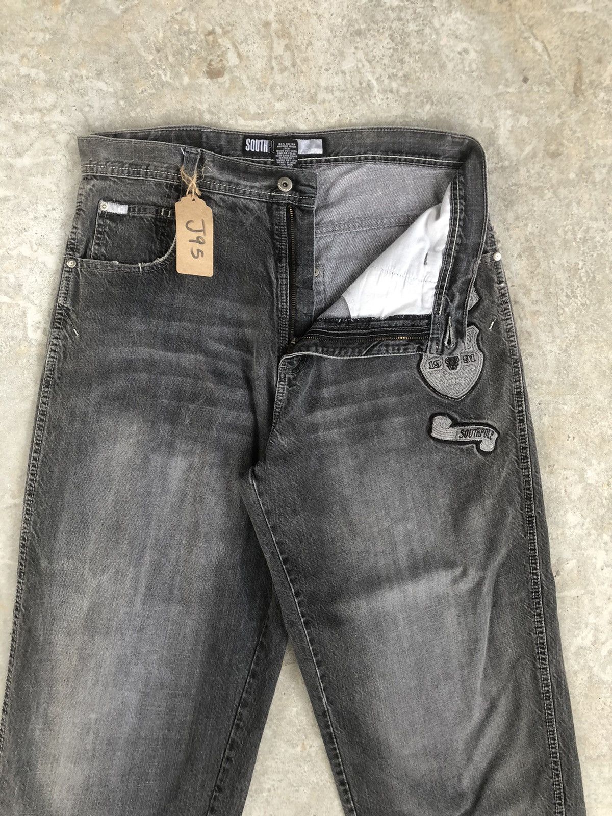 Southpole Southpole embroidered jeans baggy jeans hip hop Size US 36 / EU 52 - 3 Thumbnail