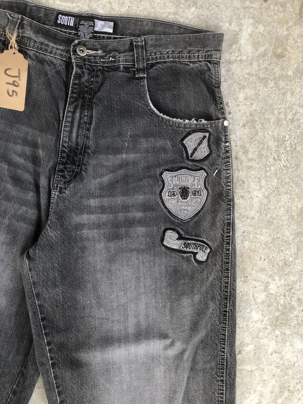 Southpole Southpole embroidered jeans baggy jeans hip hop Size US 36 / EU 52 - 5 Thumbnail