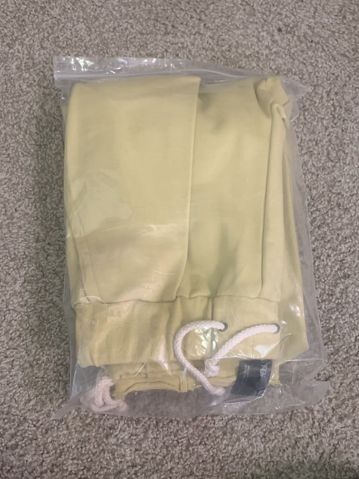 image of Val Kristopher Val. Kristopher “Basic Logo Joggers” in Yellow, Men's (Size 32)