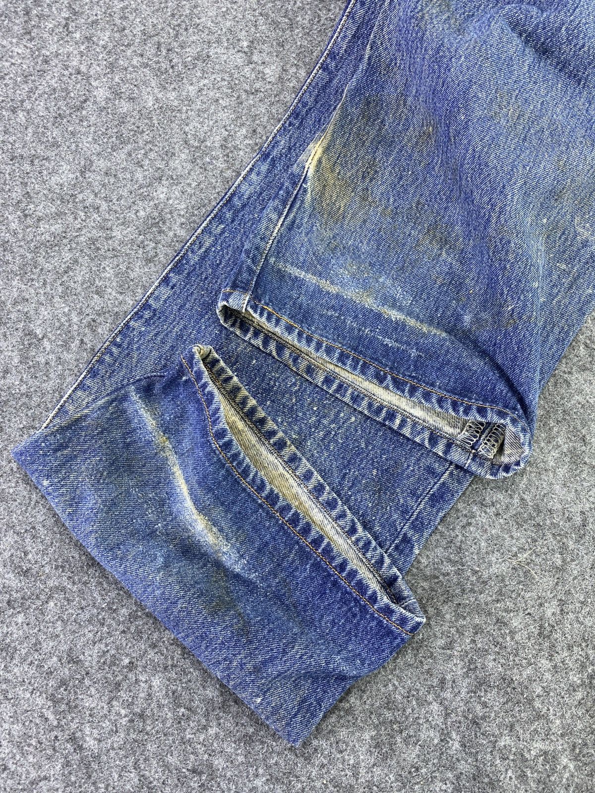 Levi's VINTAGE LEVIS 501 DIRTY BLUE WASH JEANS - J683 Size US 40 / EU 56 - 6 Thumbnail