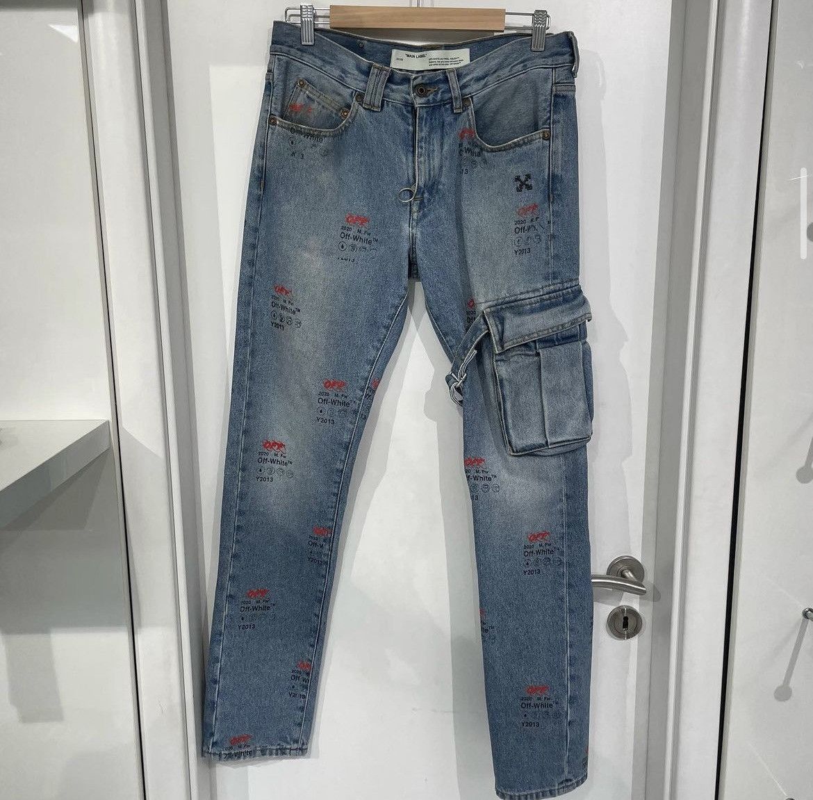 Off-White Denim Cargo Pants