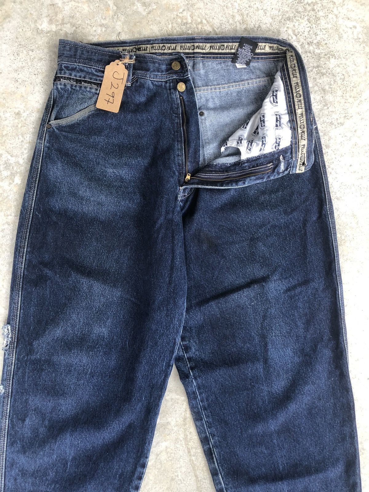 Pelle Pelle Vintage Pelle Pelle Baggy Jeans Hip Hop Skateboards Size US 32 / EU 48 - 3 Thumbnail