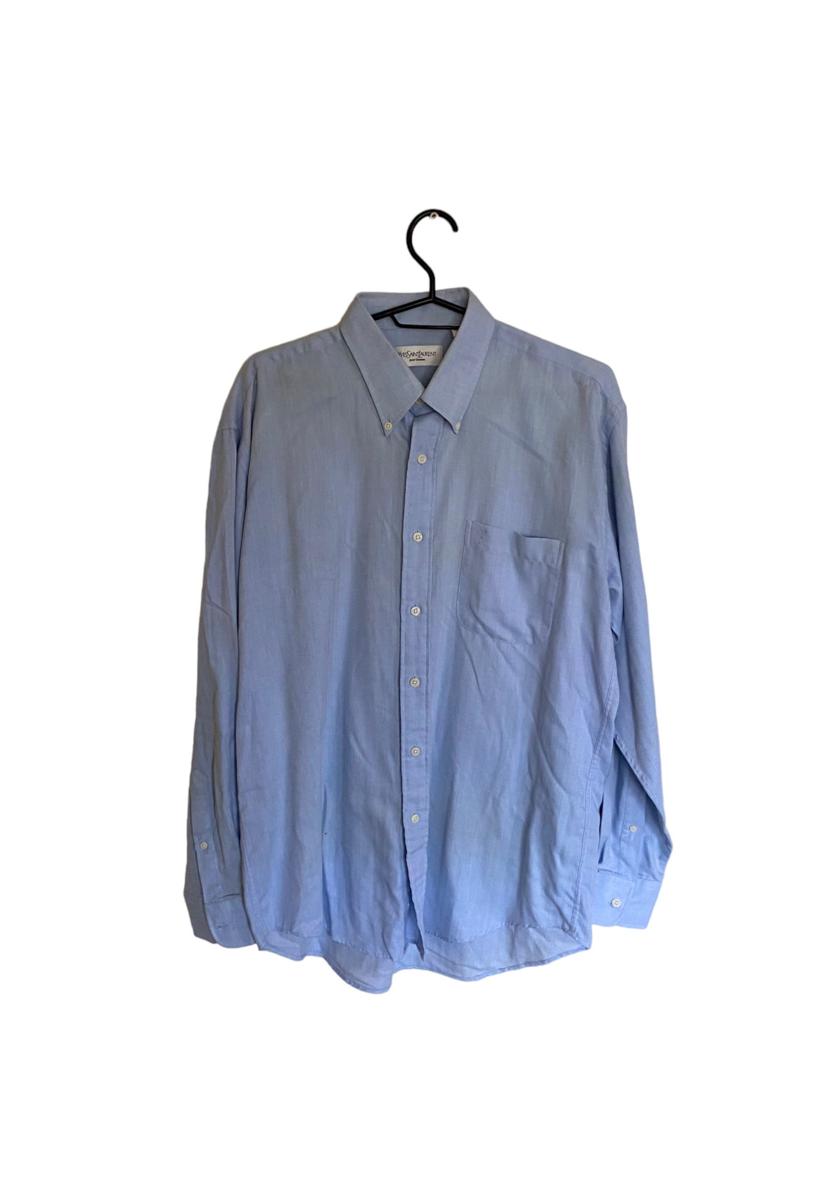 Vintage Yves Saint Laurent YSL vintage casual shirt Size US L / EU 52-54 / 3 - 1 Thumbnail