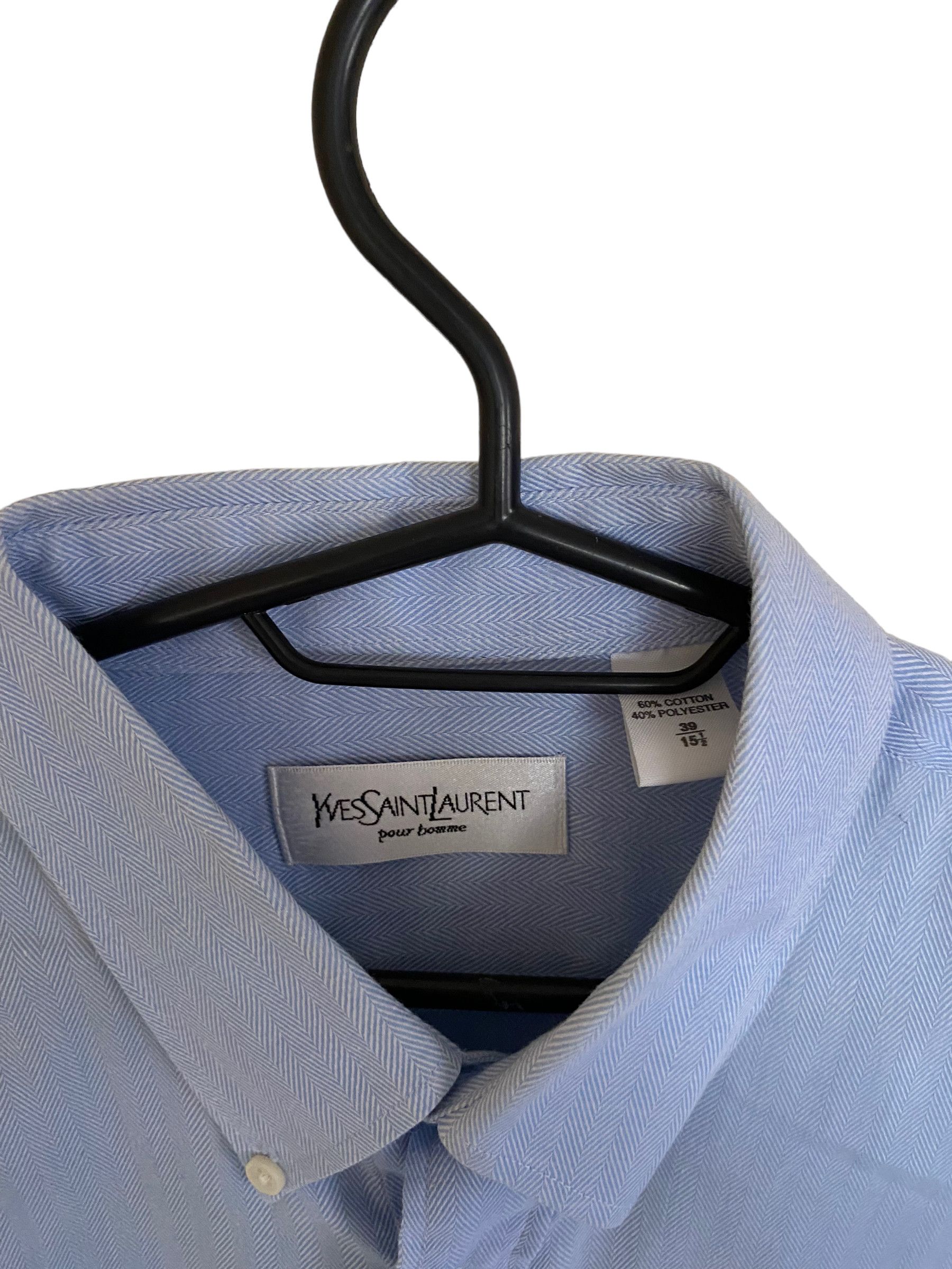 Vintage Yves Saint Laurent YSL vintage casual shirt Size US L / EU 52-54 / 3 - 3 Thumbnail