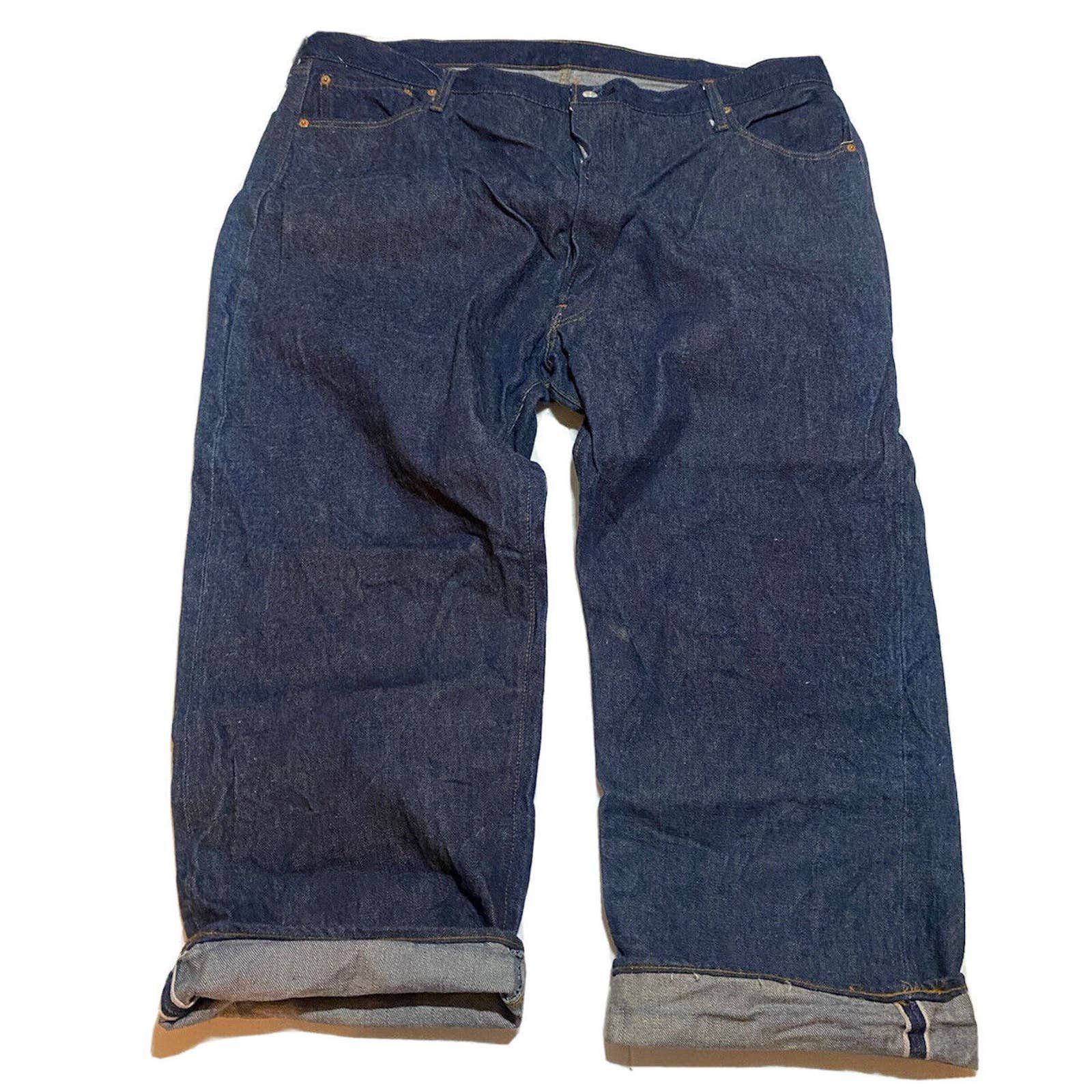 Vintage 70s Levis 501 Selvedge Redline No Wash Fits46x29 C2