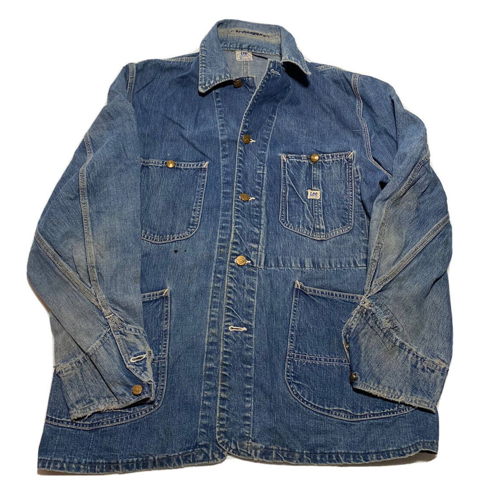 Lee Vintage LEE Long L Jelt Denim Jacket Men's 40 Chore 91-J | Grailed