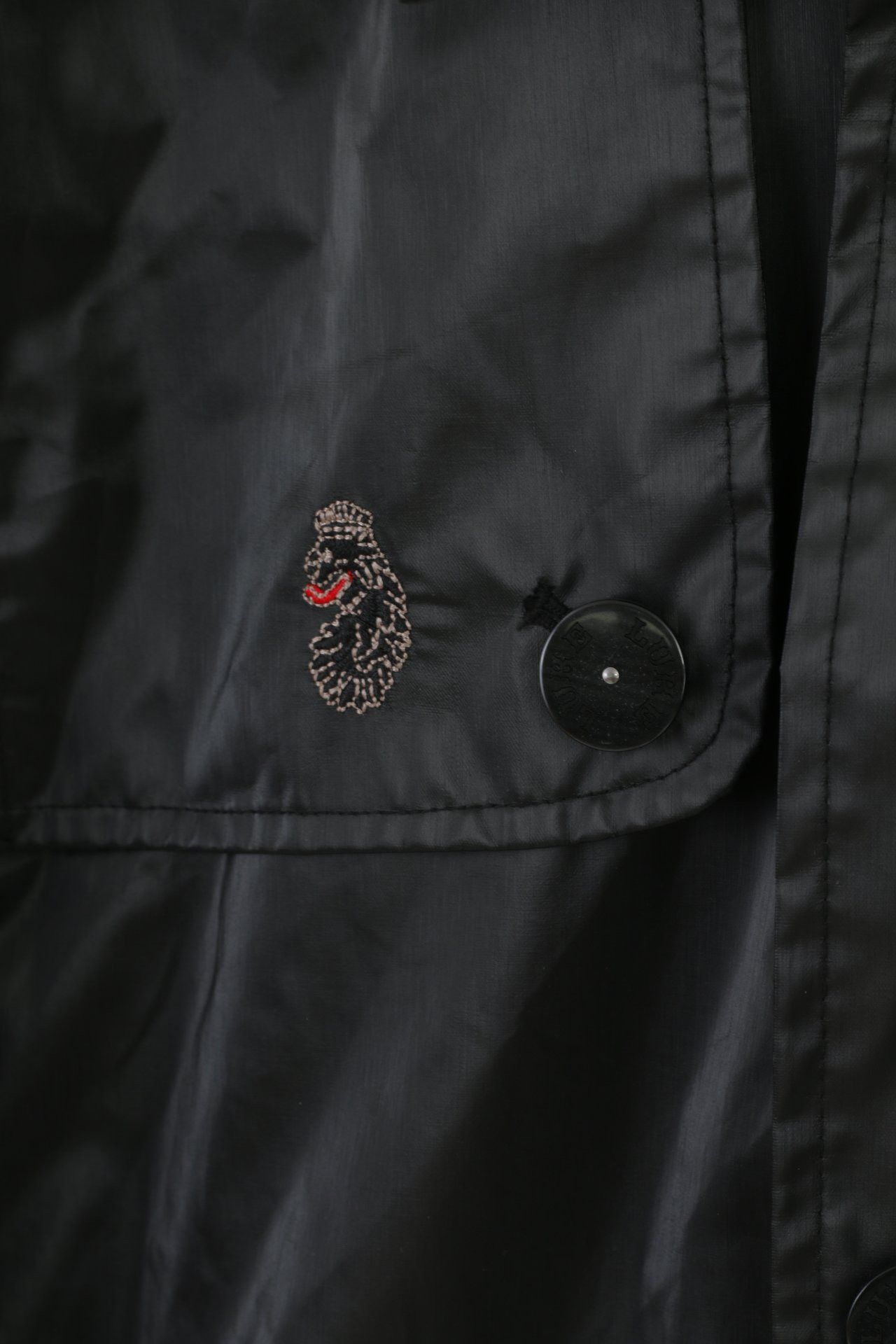 Vintage Luke 1977 Men L (M) Jacket Black Nylon Classic Top 1708 Size US L / EU 52-54 / 3 - 3 Thumbnail