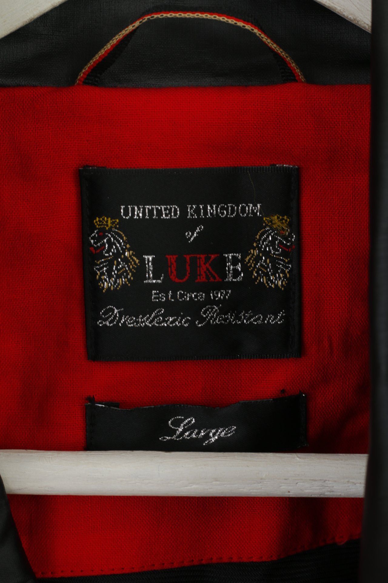 Vintage Luke 1977 Men L (M) Jacket Black Nylon Classic Top 1708 Size US L / EU 52-54 / 3 - 4 Thumbnail