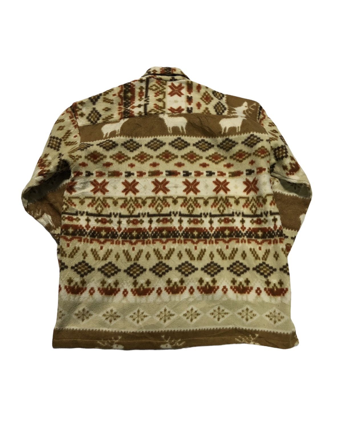 Japanese Brand Japanese Brand Step Tech Deer Fleece Full Print Jacket Size US L / EU 52-54 / 3 - 2 Thumbnail