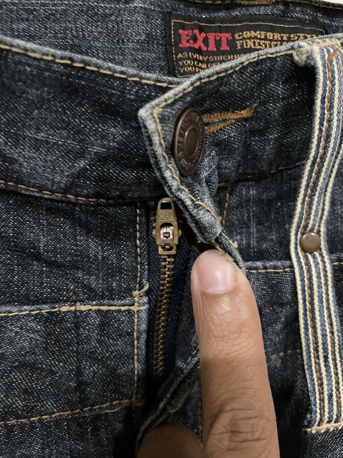 Japanese Brand 🔥Japanese Shinjuku Street Fashion Double Waist Exit Jeans Size US 32 / EU 48 - 21 Thumbnail