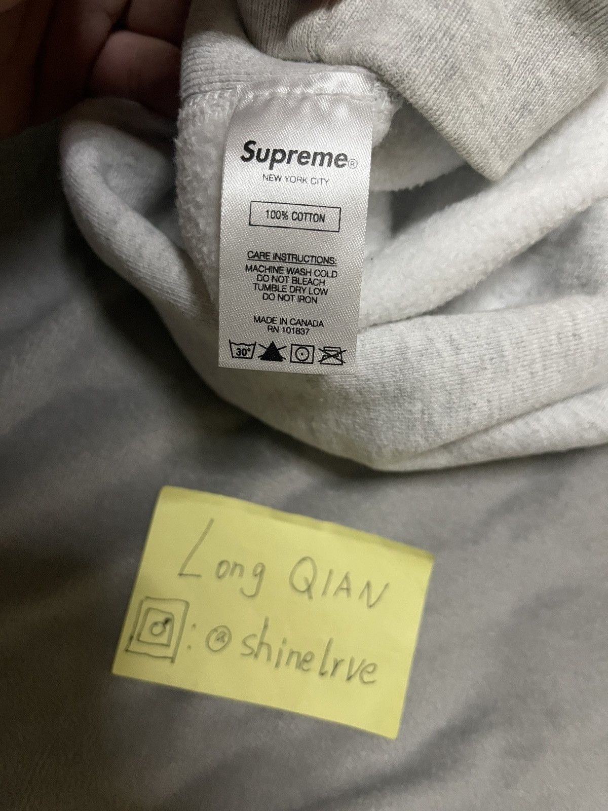 Supreme Supreme fw18 grey box logo crewneck red on grey Size US M / EU 48-50 / 2 - 7 Thumbnail