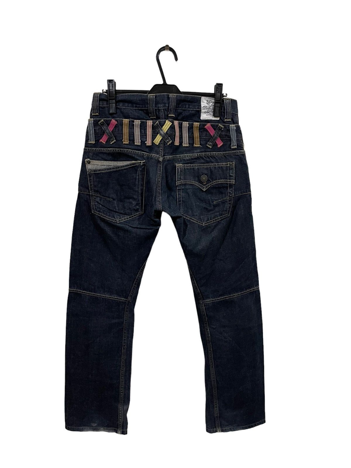 If Six Was Nine × Japanese Brand × Le Grande Bleu (L.G.B.) Japanese Shinjuku Dominate Double Waist Statement Jeans Size US 32 / EU 48 - 4 Thumbnail