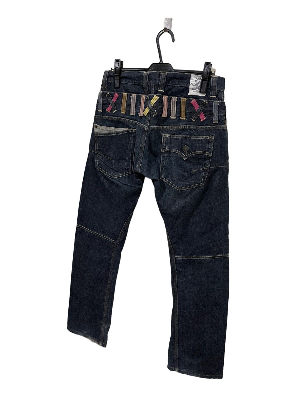 If Six Was Nine × Japanese Brand × Le Grande Bleu (L.G.B.) Japanese Shinjuku Dominate Double Waist Statement Jeans Size US 32 / EU 48 - 6 Thumbnail