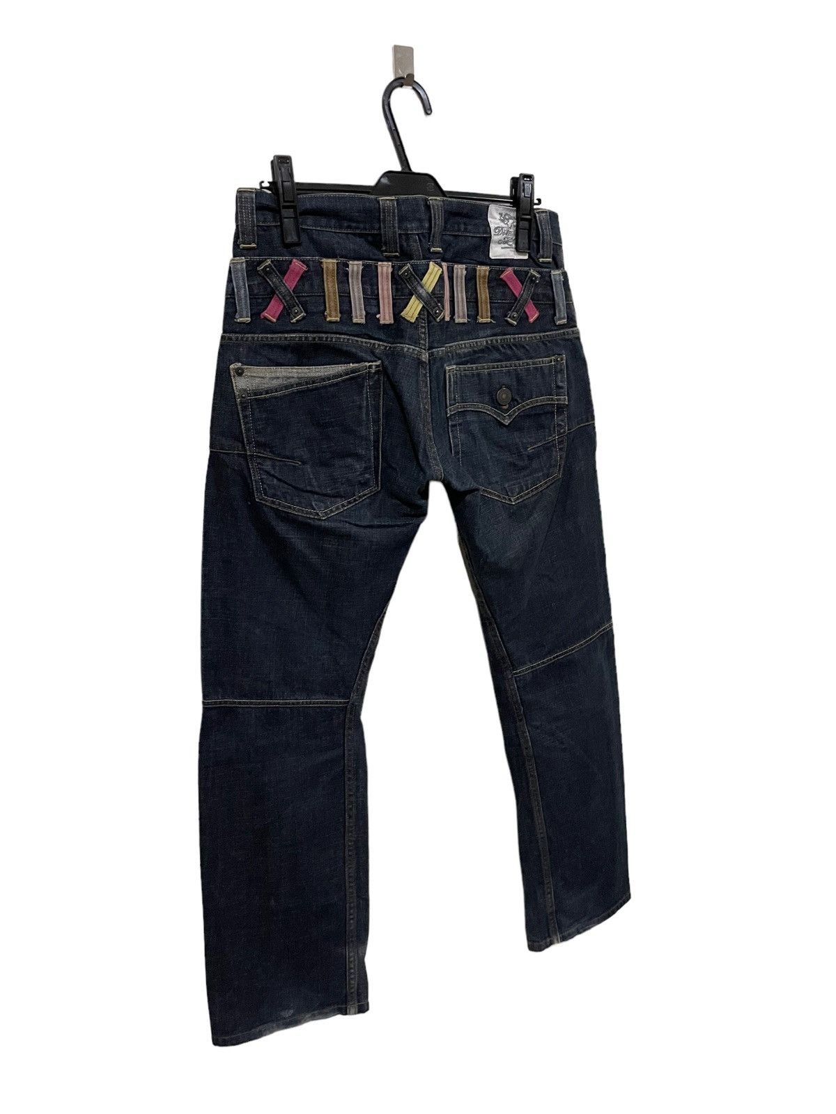 If Six Was Nine × Japanese Brand × Le Grande Bleu (L.G.B.) Japanese Shinjuku Dominate Double Waist Statement Jeans Size US 32 / EU 48 - 5 Thumbnail