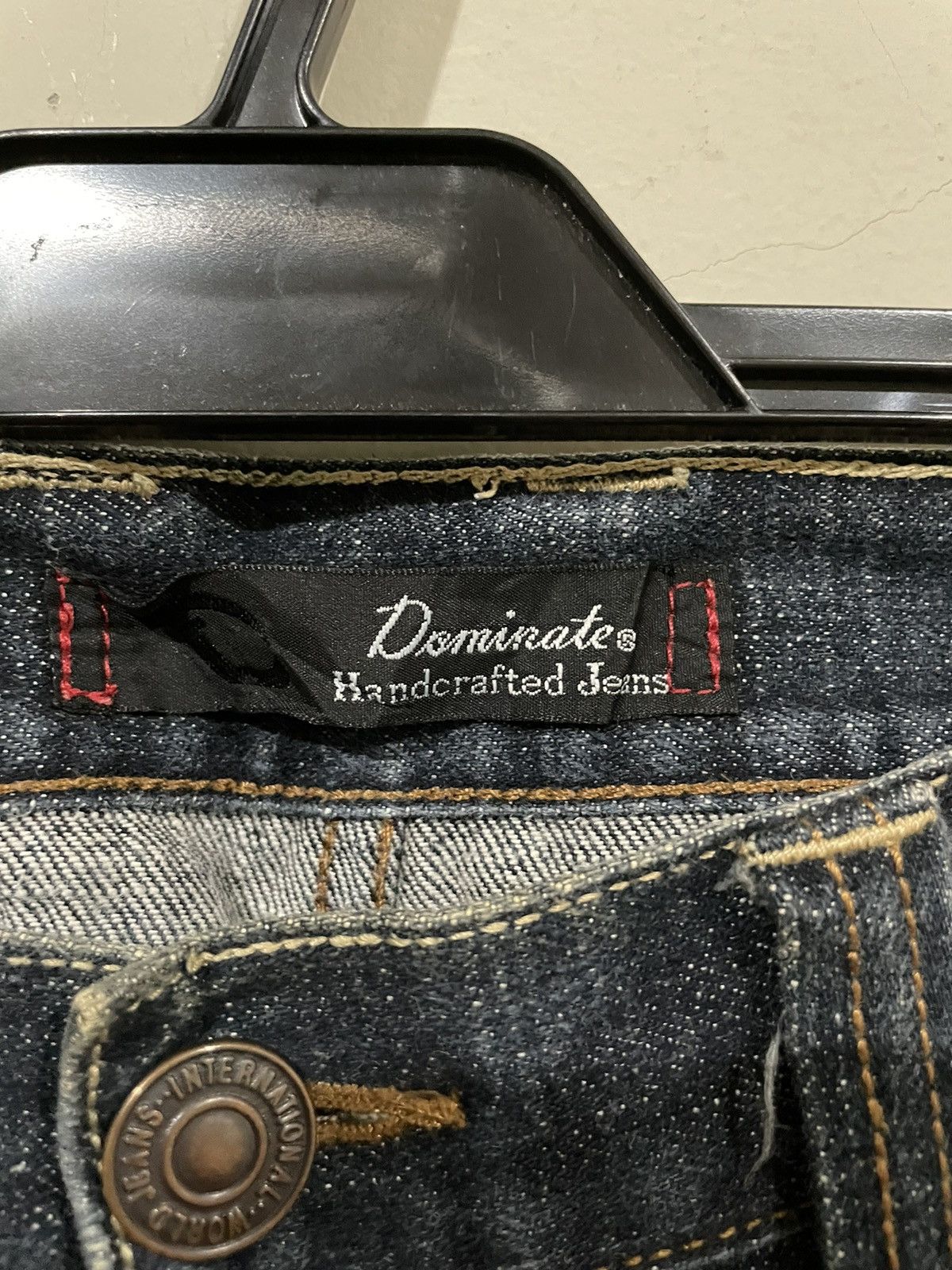 If Six Was Nine × Japanese Brand × Le Grande Bleu (L.G.B.) Japanese Shinjuku Dominate Double Waist Statement Jeans Size US 32 / EU 48 - 19 Thumbnail