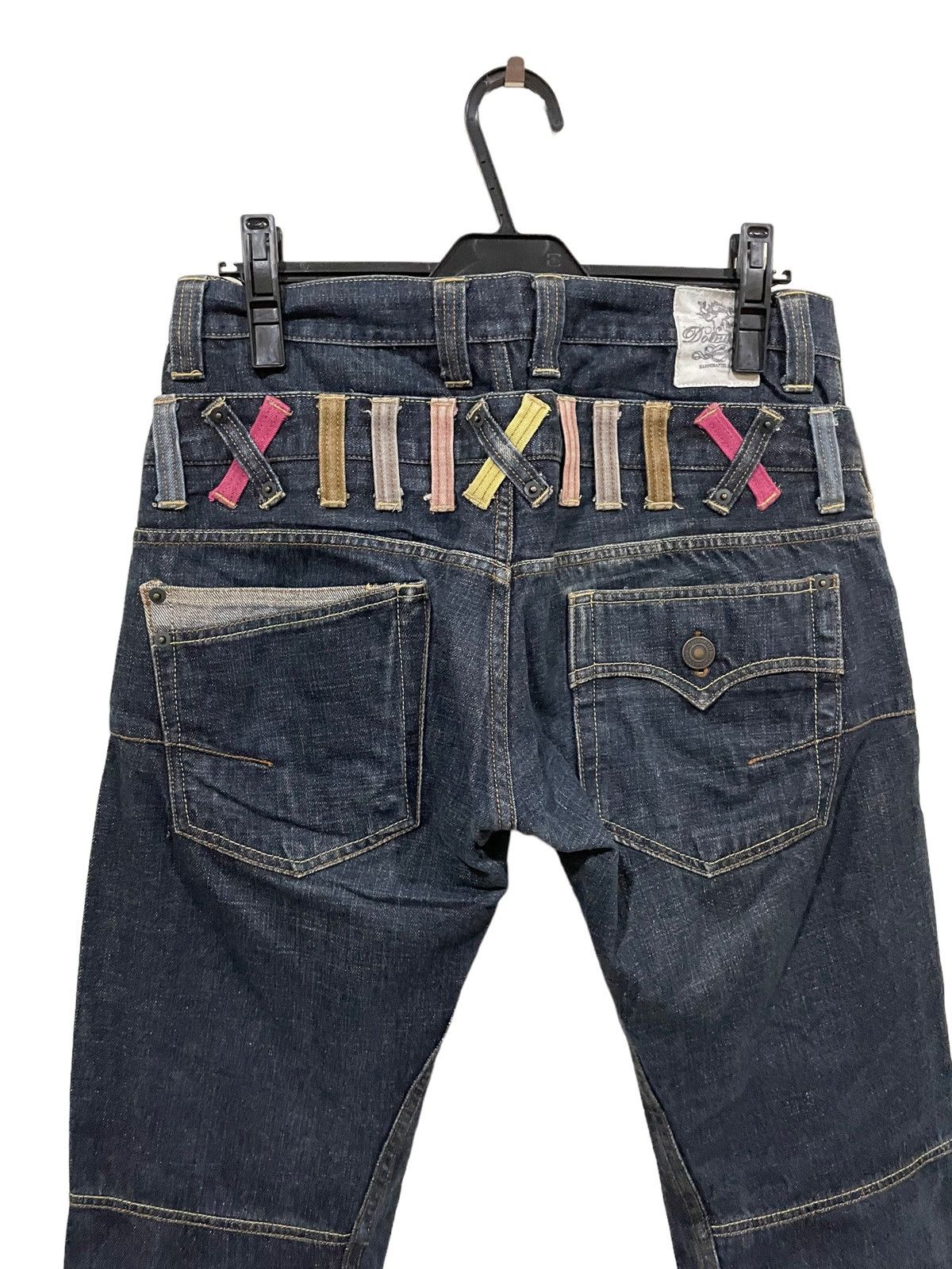 If Six Was Nine × Japanese Brand × Le Grande Bleu (L.G.B.) Japanese Shinjuku Dominate Double Waist Statement Jeans Size US 32 / EU 48 - 3 Thumbnail