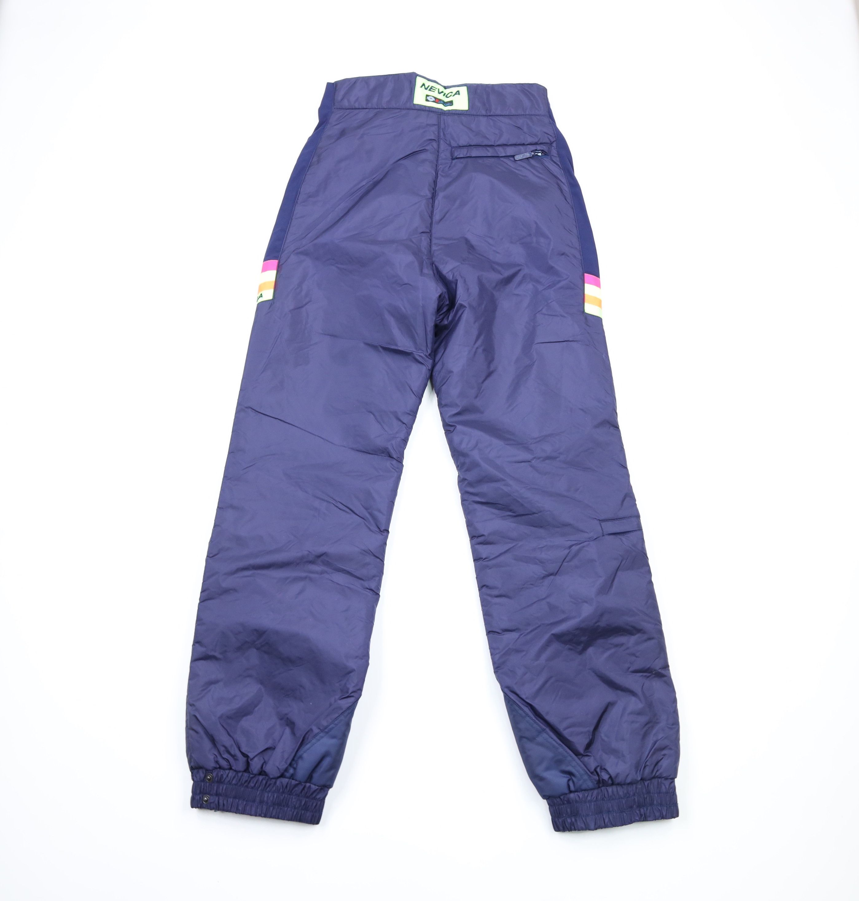 Vintage Vintage 90s Streetwear Cuffed Winter Snow Pants Navy Blue Size US 30 / EU 46 - 13 Thumbnail