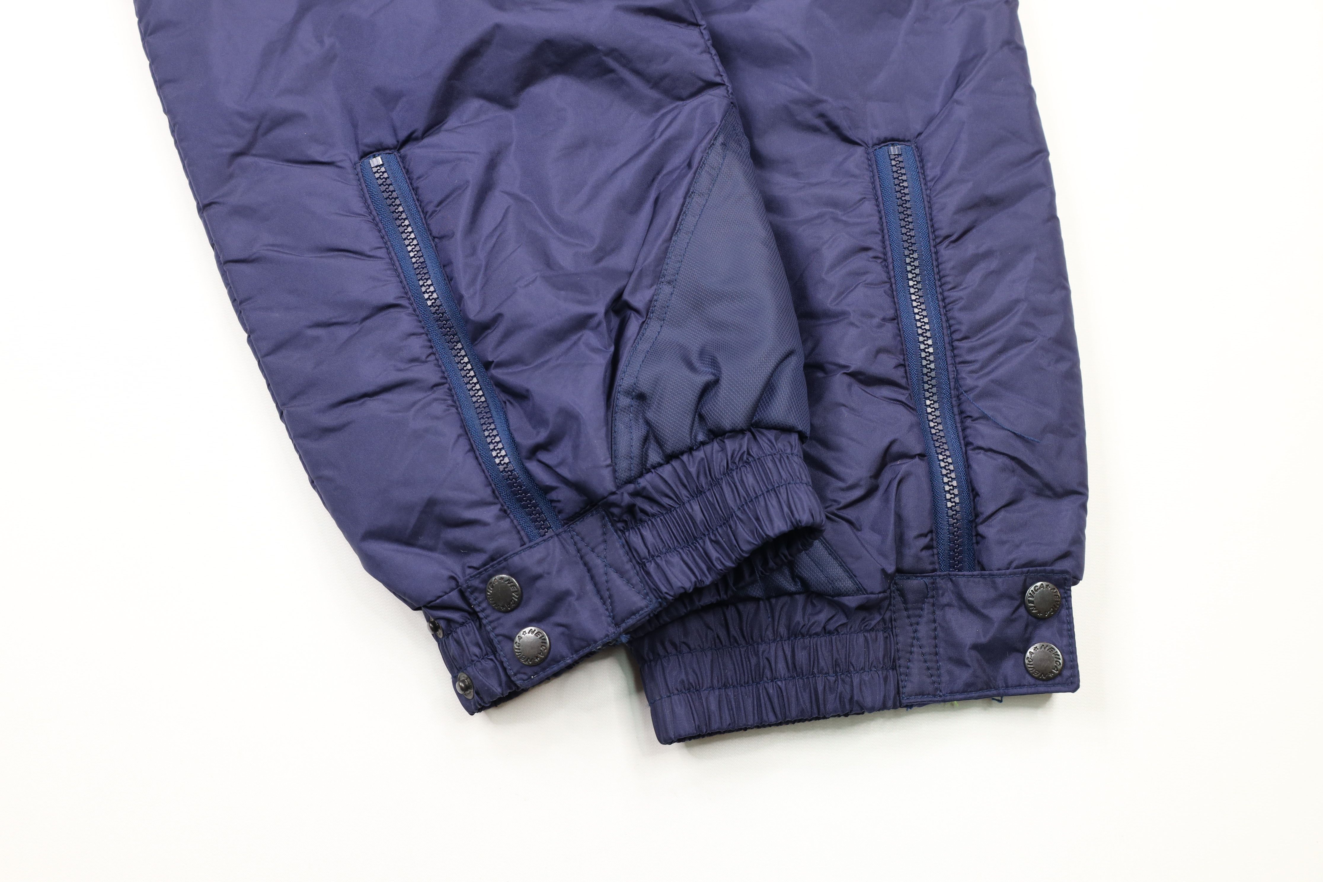 Vintage Vintage 90s Streetwear Cuffed Winter Snow Pants Navy Blue Size US 30 / EU 46 - 5 Thumbnail