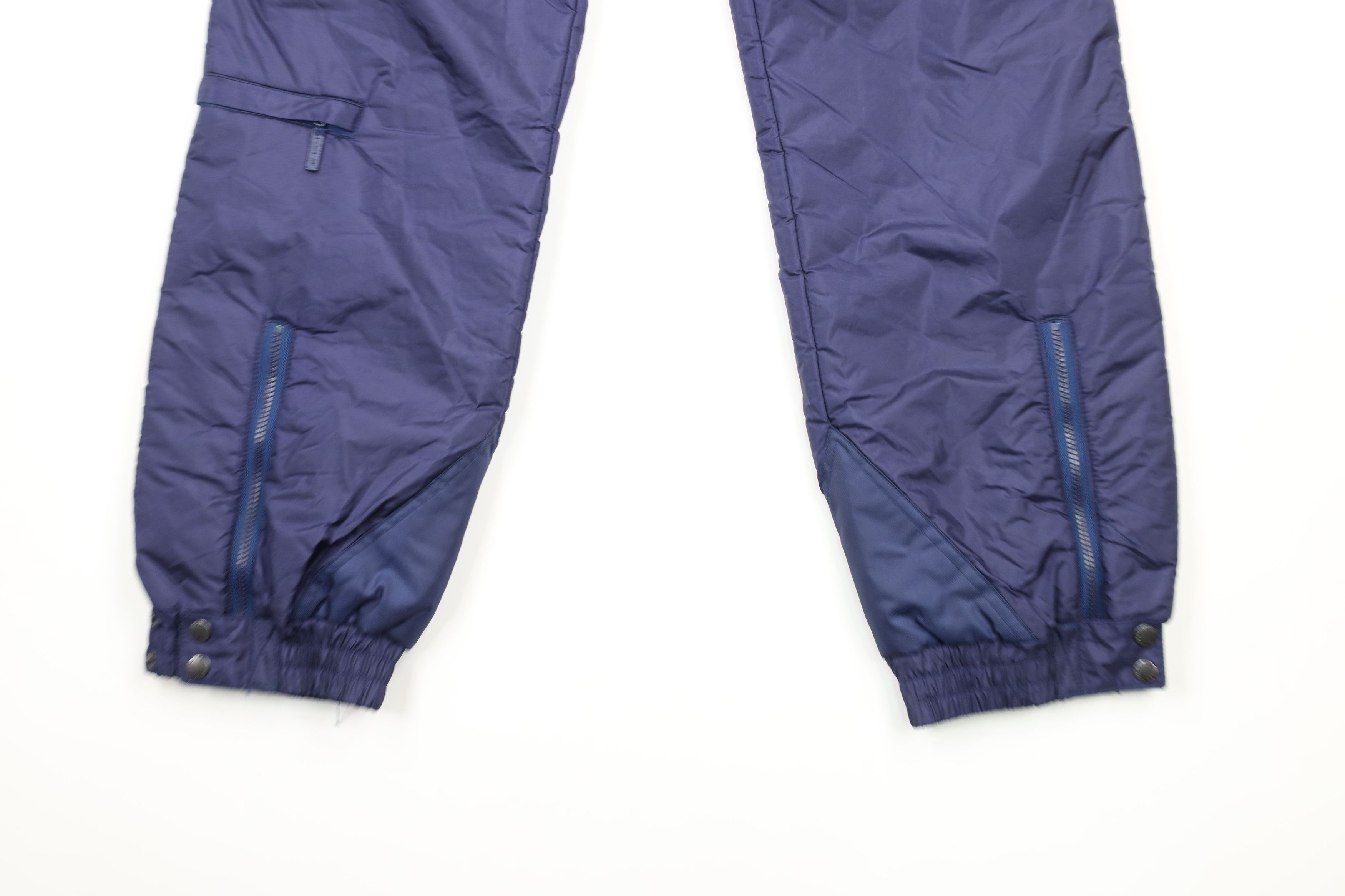 Vintage Vintage 90s Streetwear Cuffed Winter Snow Pants Navy Blue Size US 30 / EU 46 - 4 Thumbnail