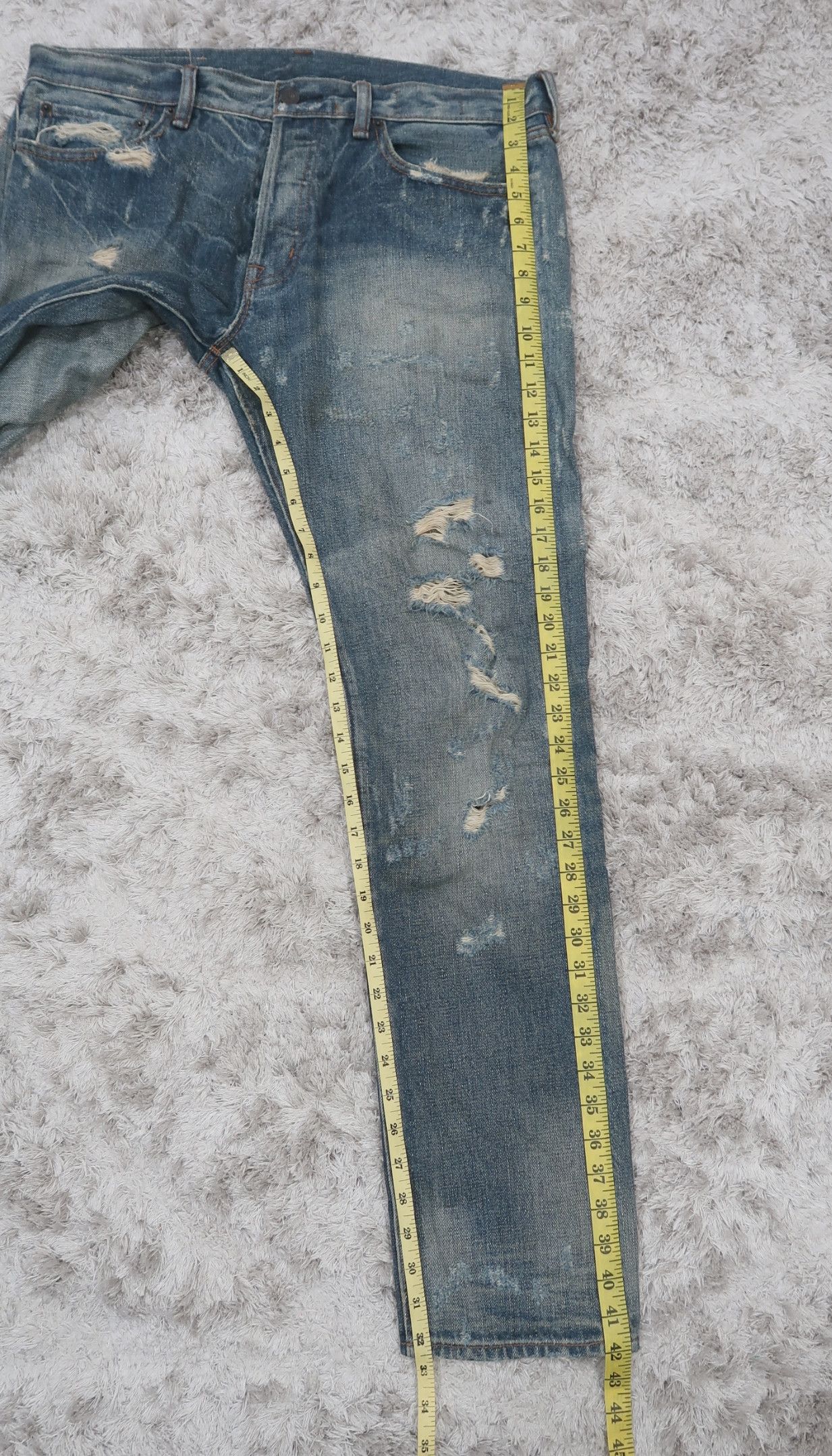 Denim & Supply Ralph Lauren Denim + Supply Ralph Lauren Distress Slim Jeans Size US 36 / EU 52 - 23 Thumbnail