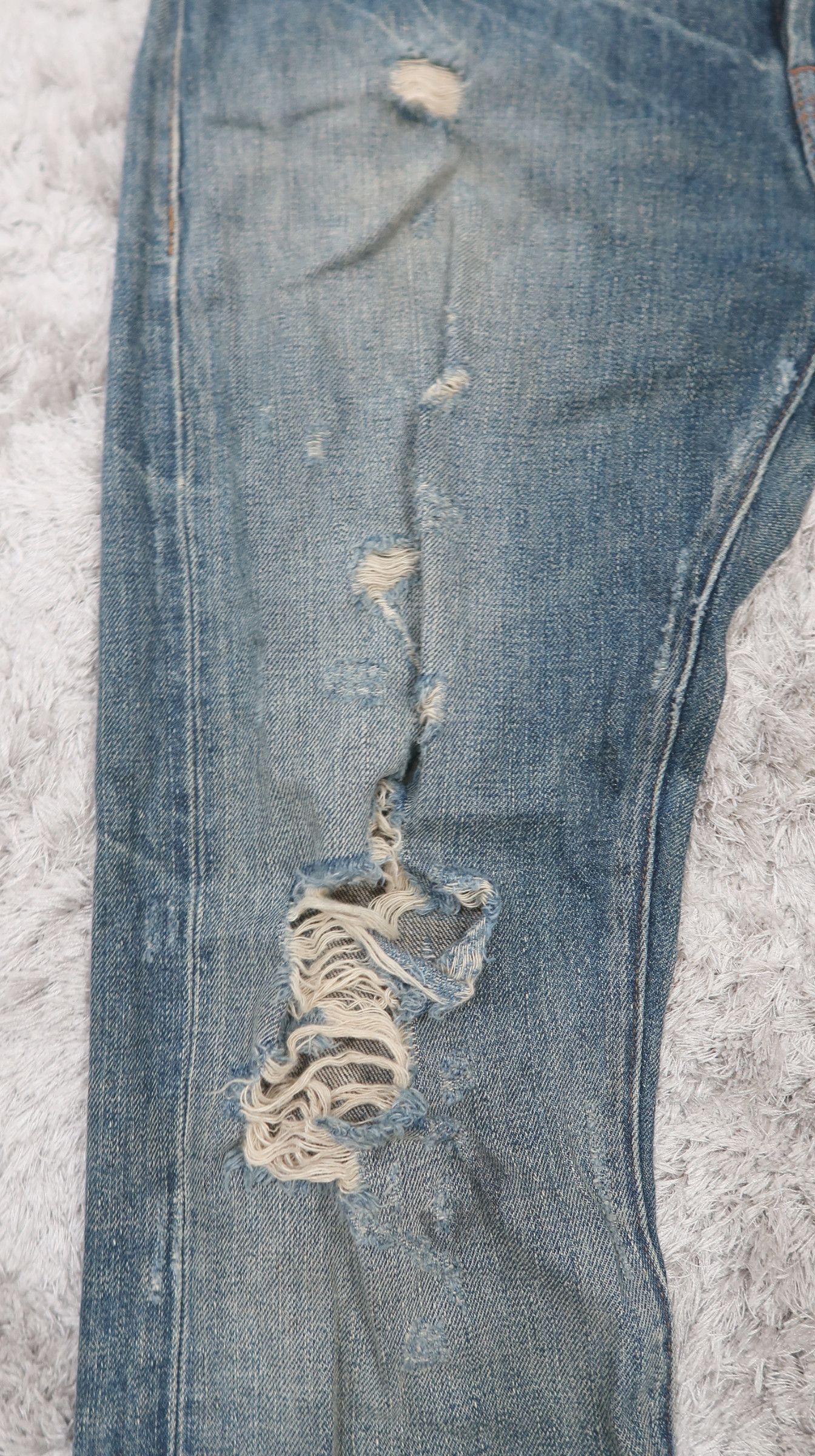 Denim & Supply Ralph Lauren Denim + Supply Ralph Lauren Distress Slim Jeans Size US 36 / EU 52 - 6 Thumbnail