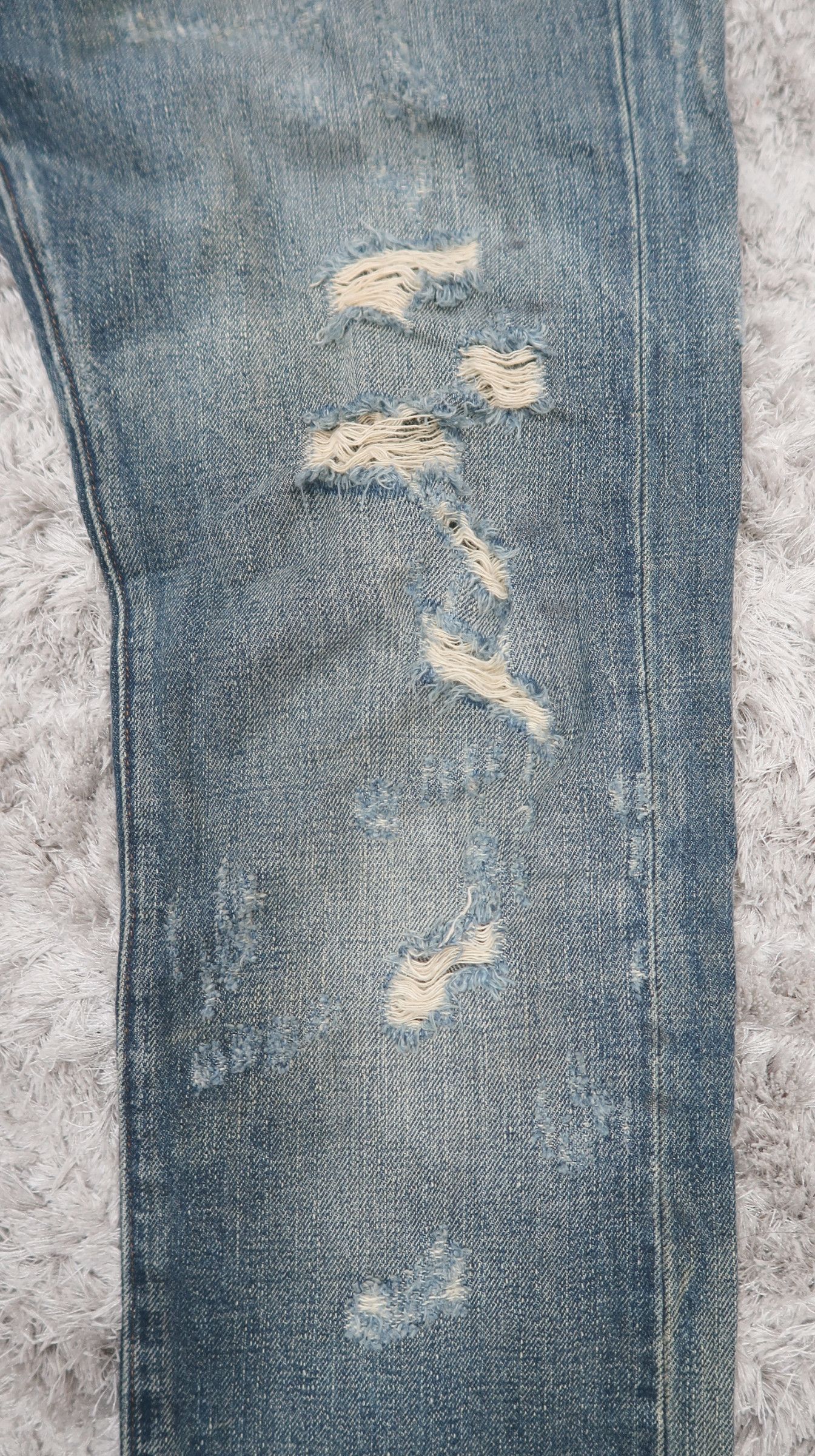 Denim & Supply Ralph Lauren Denim + Supply Ralph Lauren Distress Slim Jeans Size US 36 / EU 52 - 7 Thumbnail