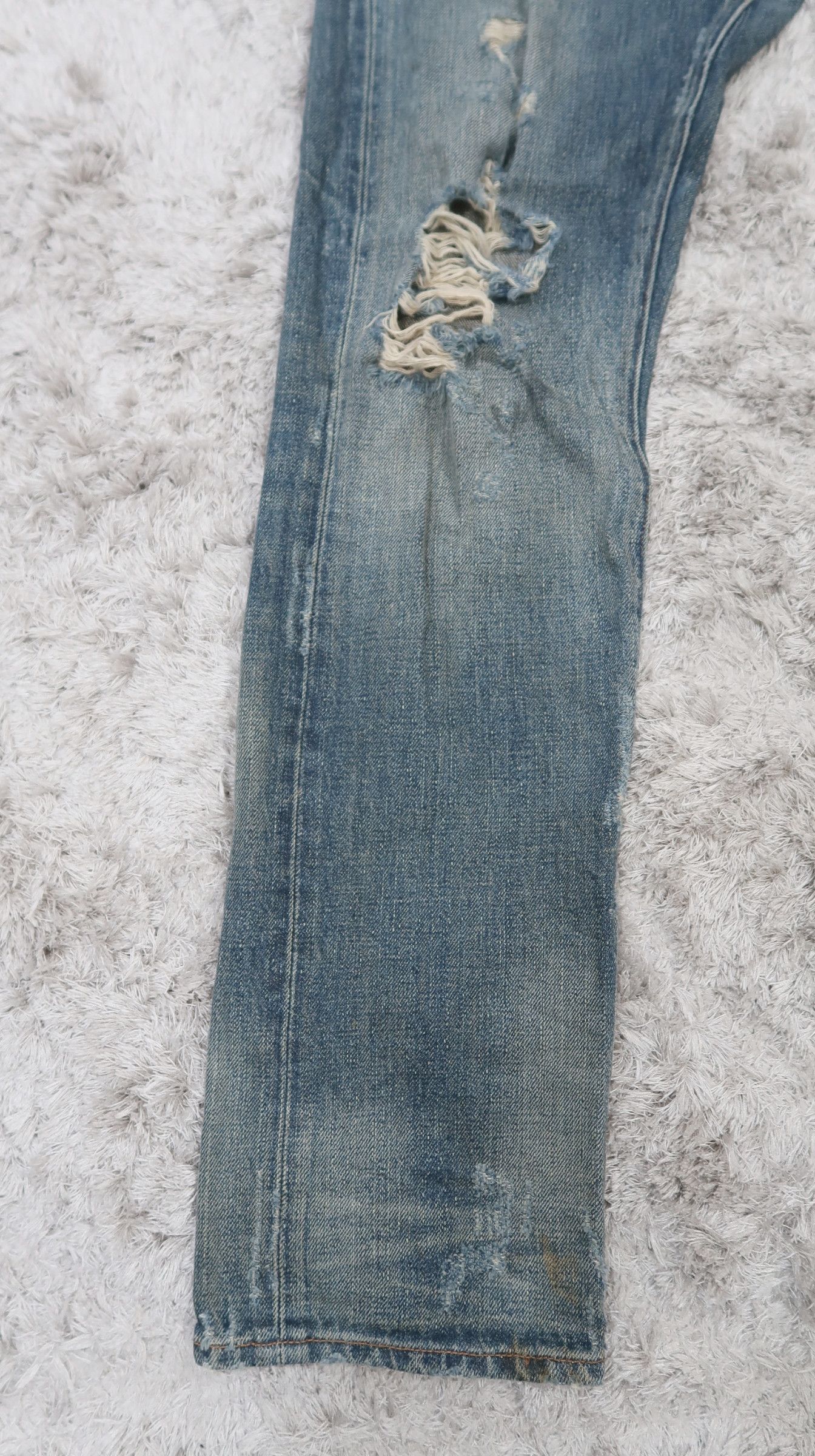 Denim & Supply Ralph Lauren Denim + Supply Ralph Lauren Distress Slim Jeans Size US 36 / EU 52 - 5 Thumbnail