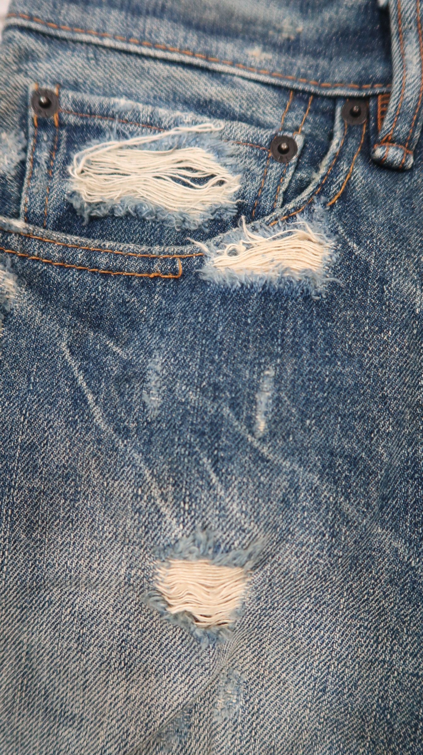 Denim & Supply Ralph Lauren Denim + Supply Ralph Lauren Distress Slim Jeans Size US 36 / EU 52 - 9 Thumbnail