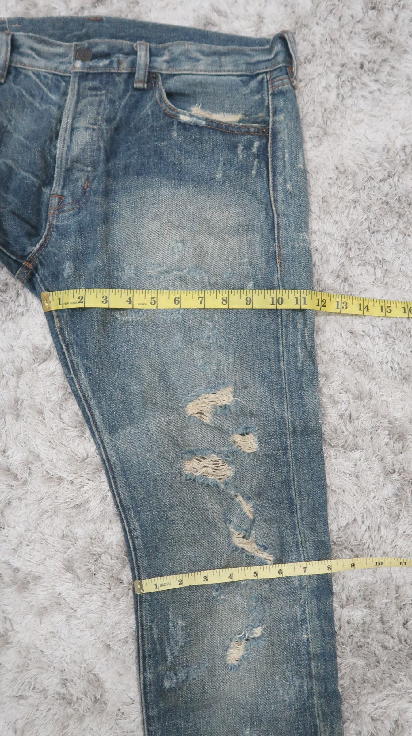 Denim & Supply Ralph Lauren Denim + Supply Ralph Lauren Distress Slim Jeans Size US 36 / EU 52 - 24 Thumbnail