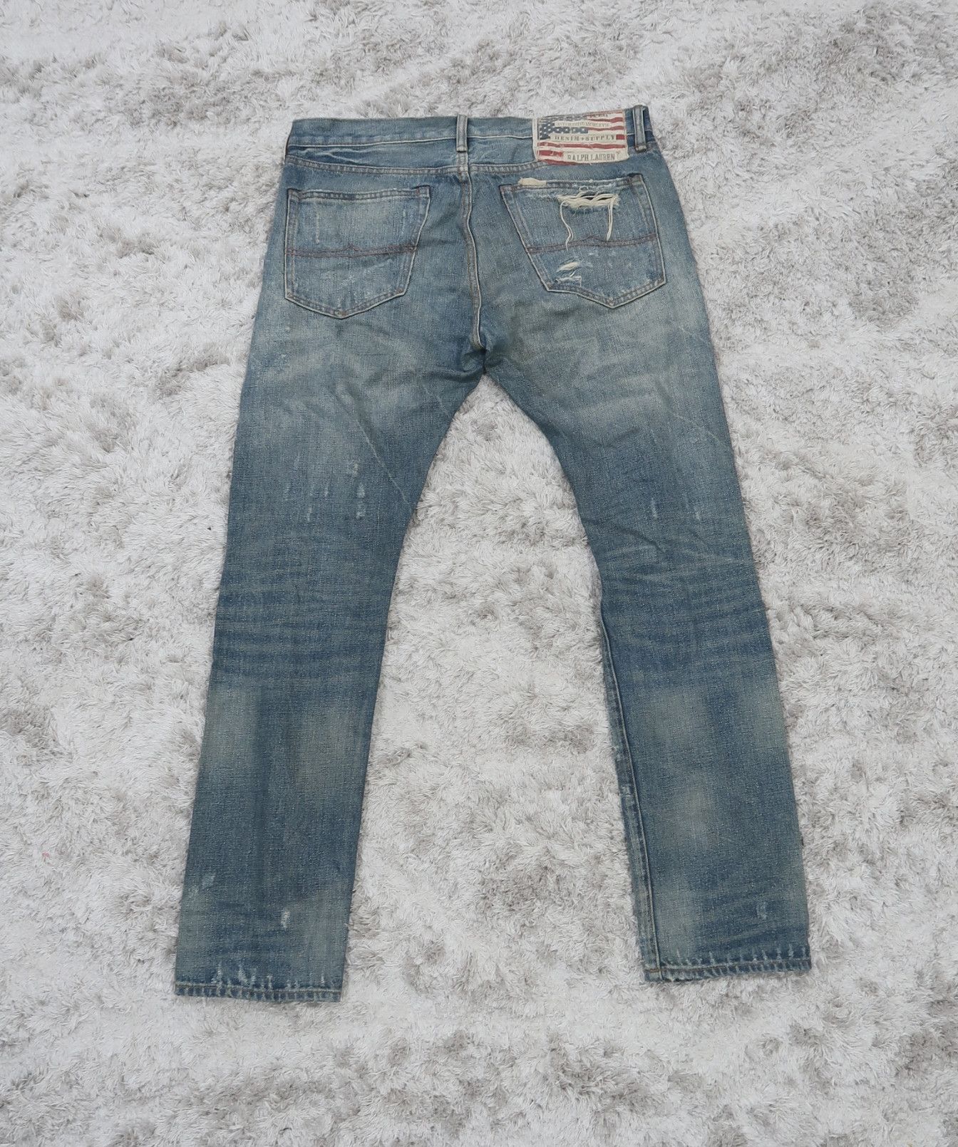 Denim & Supply Ralph Lauren Denim + Supply Ralph Lauren Distress Slim Jeans Size US 36 / EU 52 - 13 Thumbnail