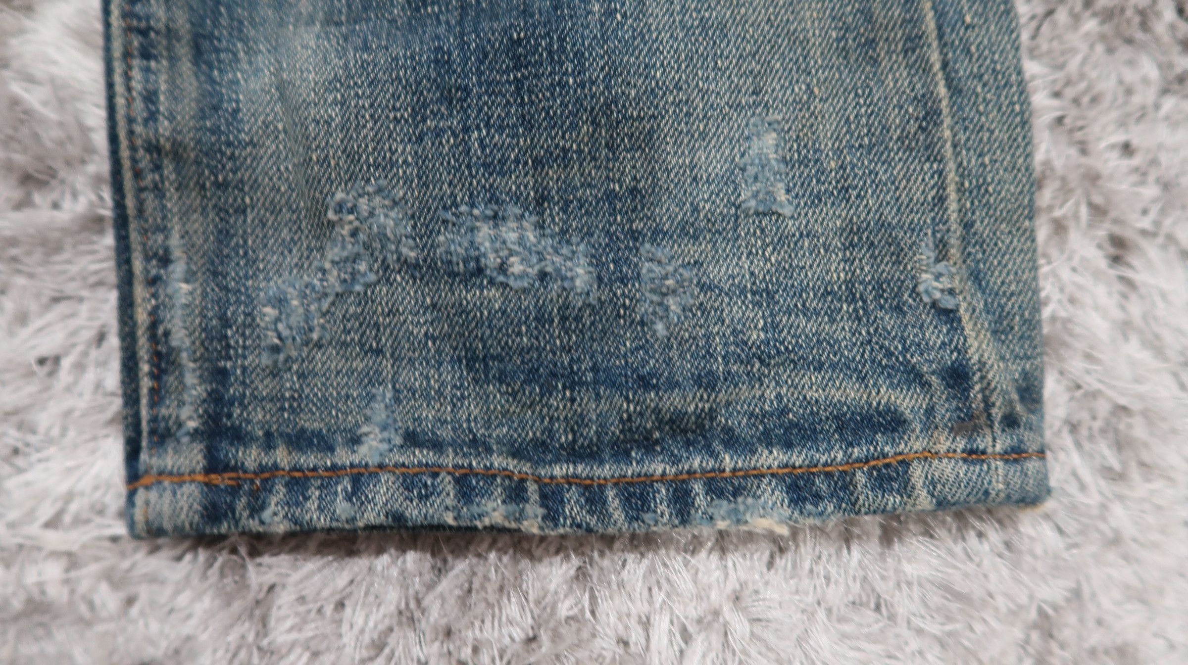 Denim & Supply Ralph Lauren Denim + Supply Ralph Lauren Distress Slim Jeans Size US 36 / EU 52 - 11 Thumbnail