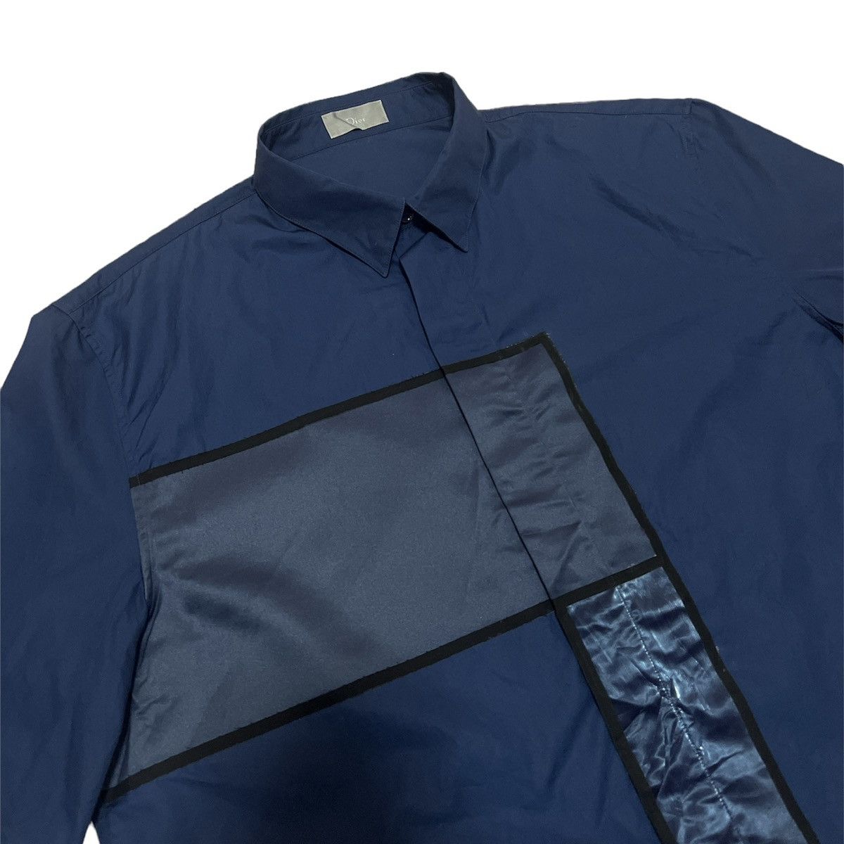 Dior SS14 Dior Homme Kris Van Assche Haute Patchwork Shirt Size US L / EU 52-54 / 3 - 7 Thumbnail