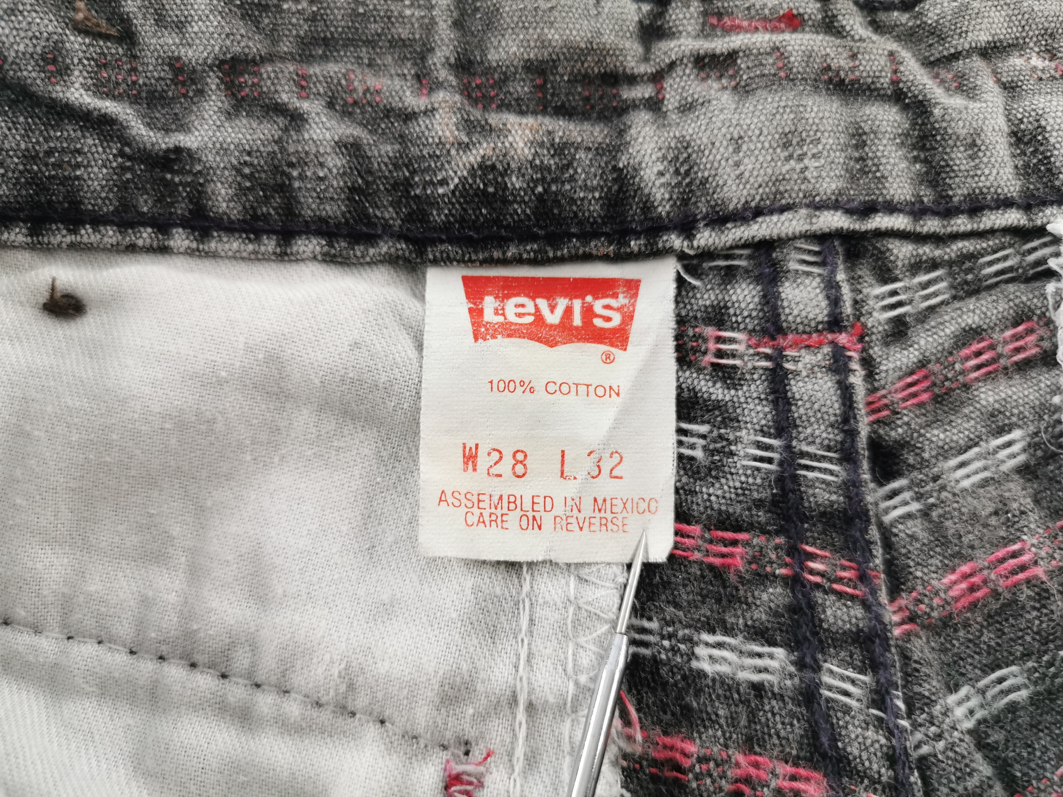 Levi's Vintage Levis Lot 769 Sashiko Boro Style Denim Jeans Size 27 Size US 27 - 8 Thumbnail