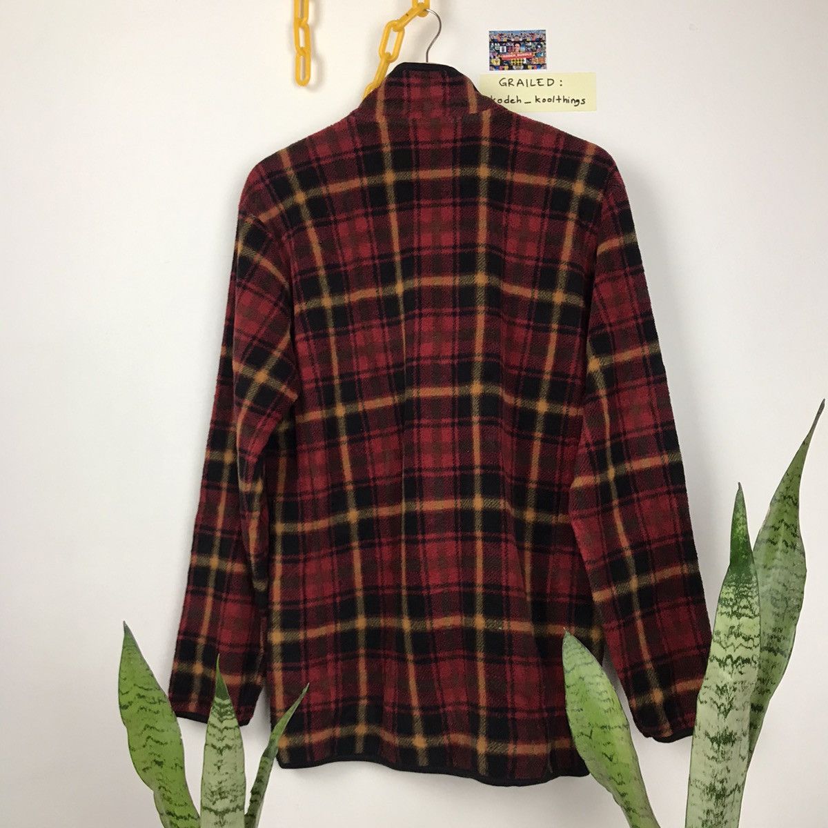 Japanese Brand × Uniqlo × Vintage Vintage Checkered Uniqlo Fleece Size US XL / EU 56 / 4 - 2 Thumbnail