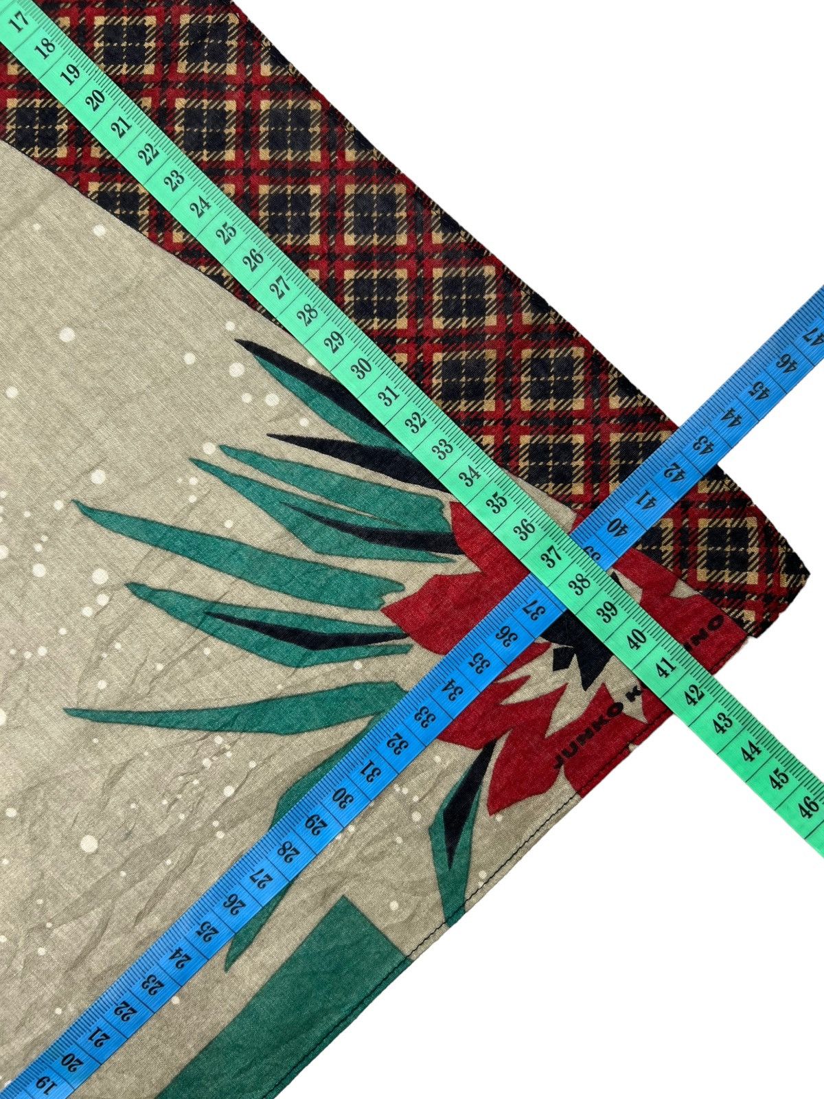 Japanese Brand Junko Koshino Handkerchief Neckerchief Bandana Pocketsquare Size ONE SIZE - 5 Thumbnail