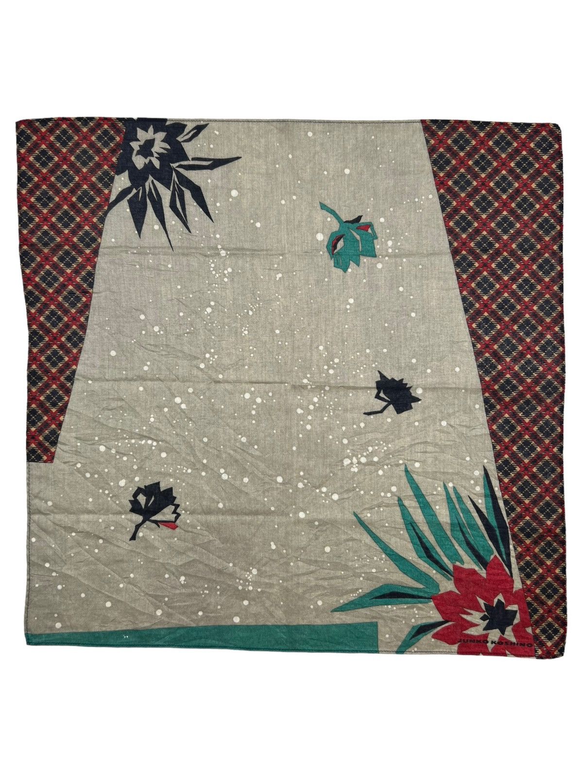 Japanese Brand Junko Koshino Handkerchief Neckerchief Bandana Pocketsquare Size ONE SIZE - 2 Thumbnail