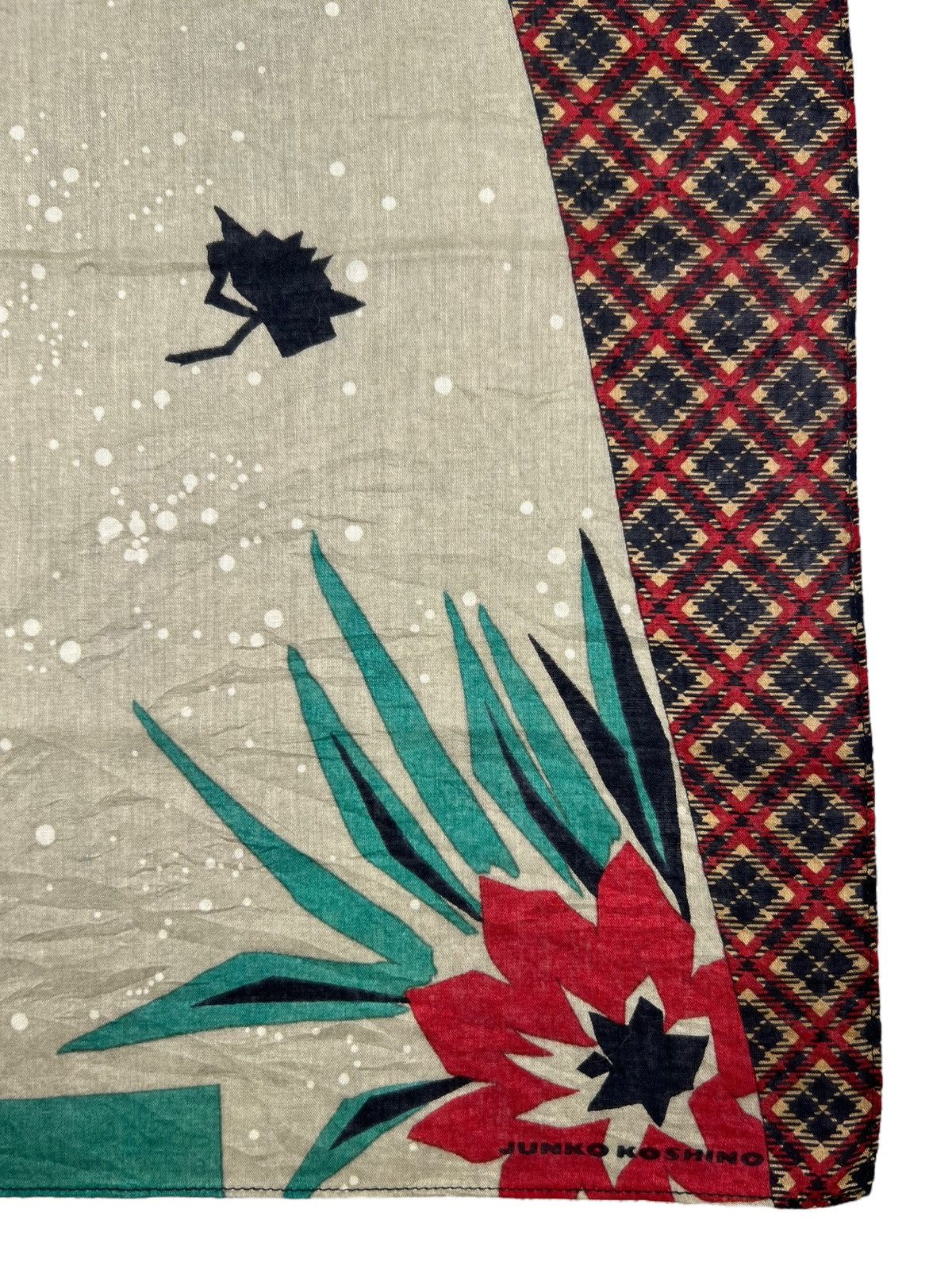 Japanese Brand Junko Koshino Handkerchief Neckerchief Bandana Pocketsquare Size ONE SIZE - 3 Thumbnail