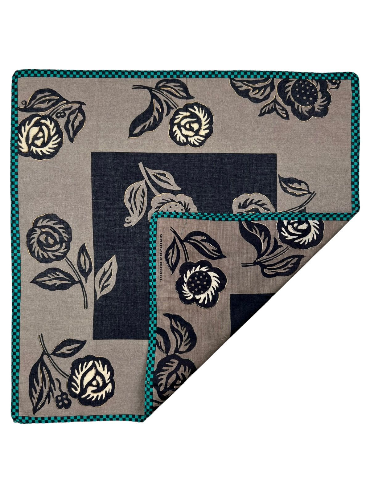Japanese Brand Junko Koshino Handkerchief Neckerchief Bandana Pocketsquare Size ONE SIZE - 4 Thumbnail
