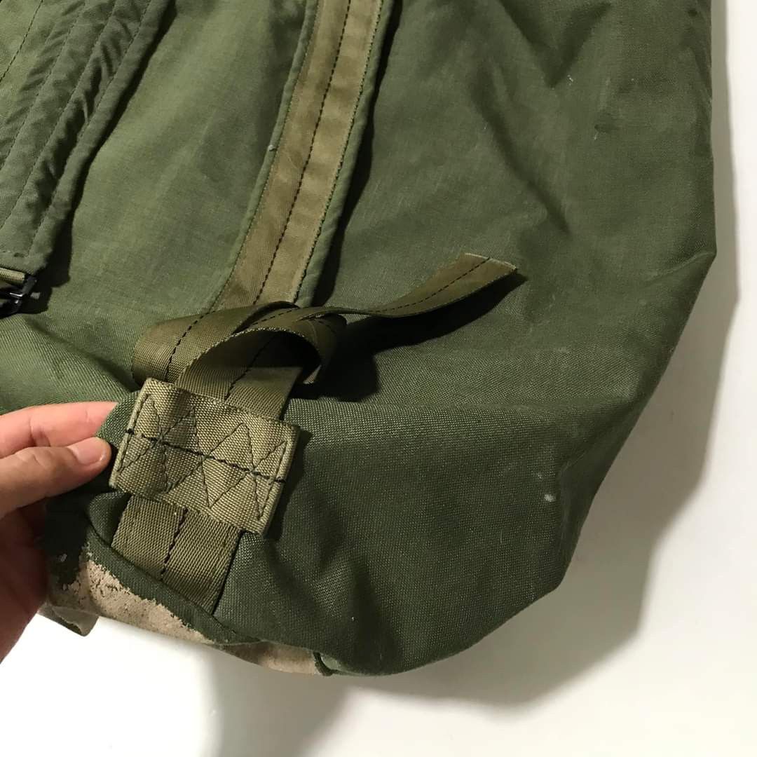Vintage Vintage 70s Military Canvas Duffel Bag USMC WW2 fashion Size ONE SIZE - 16 Thumbnail
