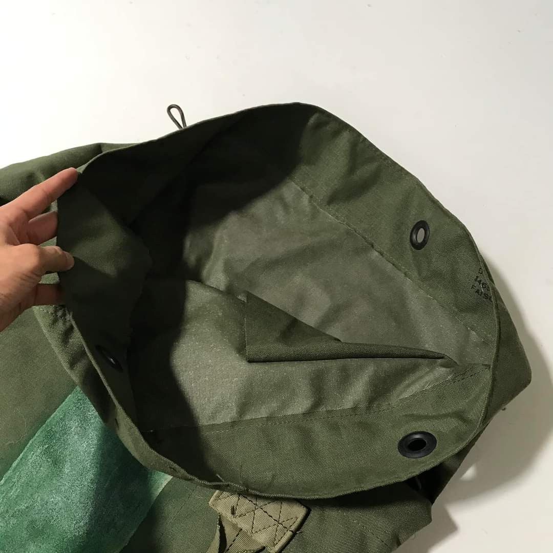 Vintage Vintage 70s Military Canvas Duffel Bag USMC WW2 fashion Size ONE SIZE - 10 Thumbnail